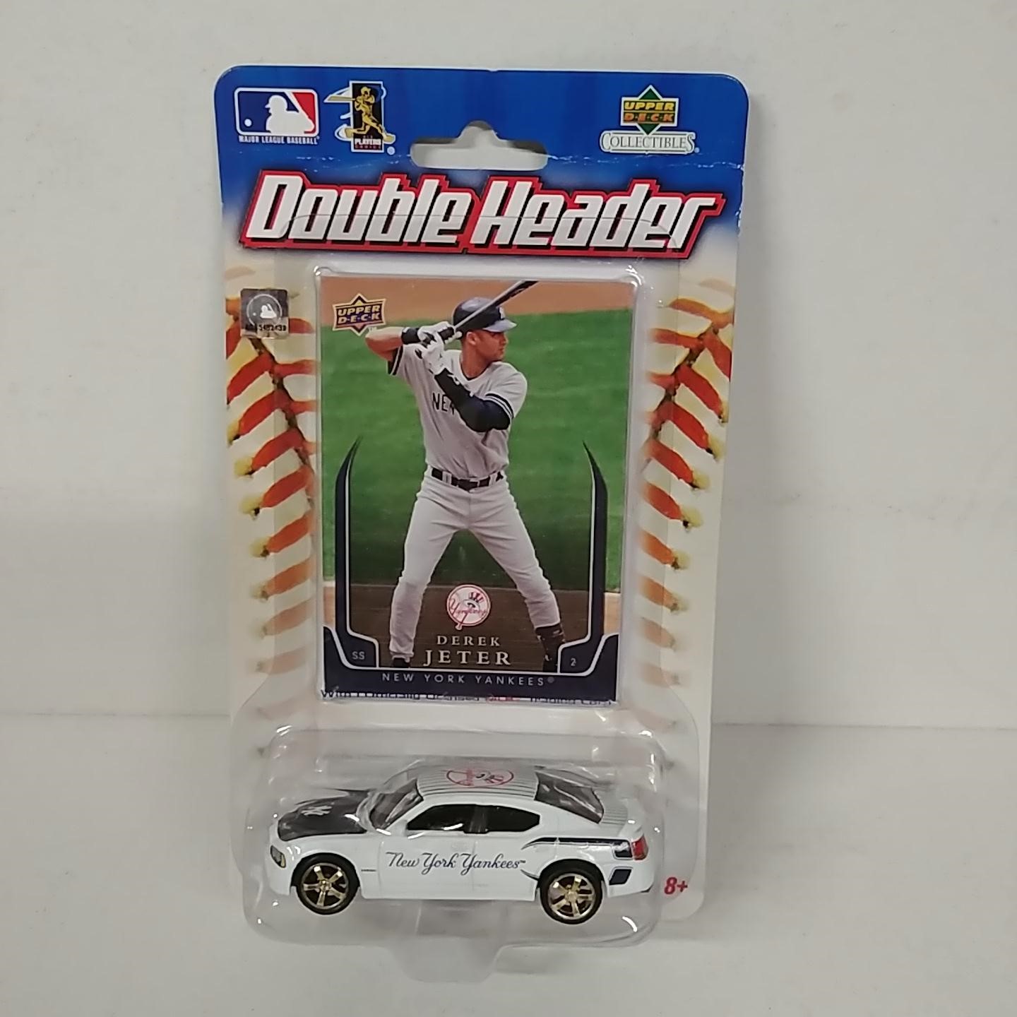 2008 NY Yankees 1/64th Dodge with Derek Jeter trading card