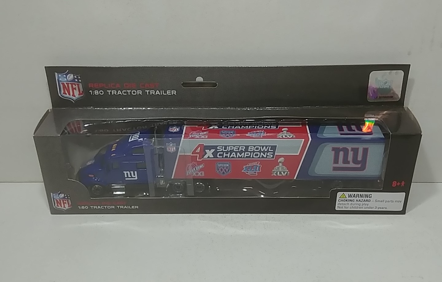 2012 NY Giants 1/80th "4-Time Super Bowl Champions" Transporter