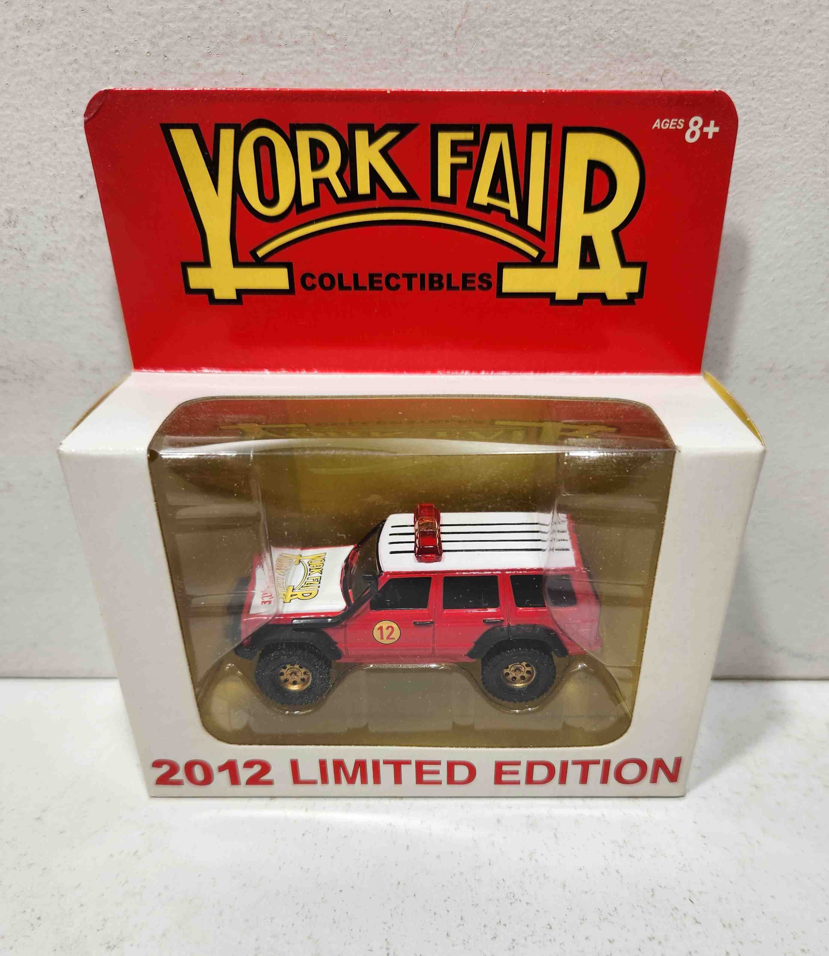 2012 York Fair 1/64th "Fire/Police Emergency Jeep Vehicle"  by Johnny Lightning