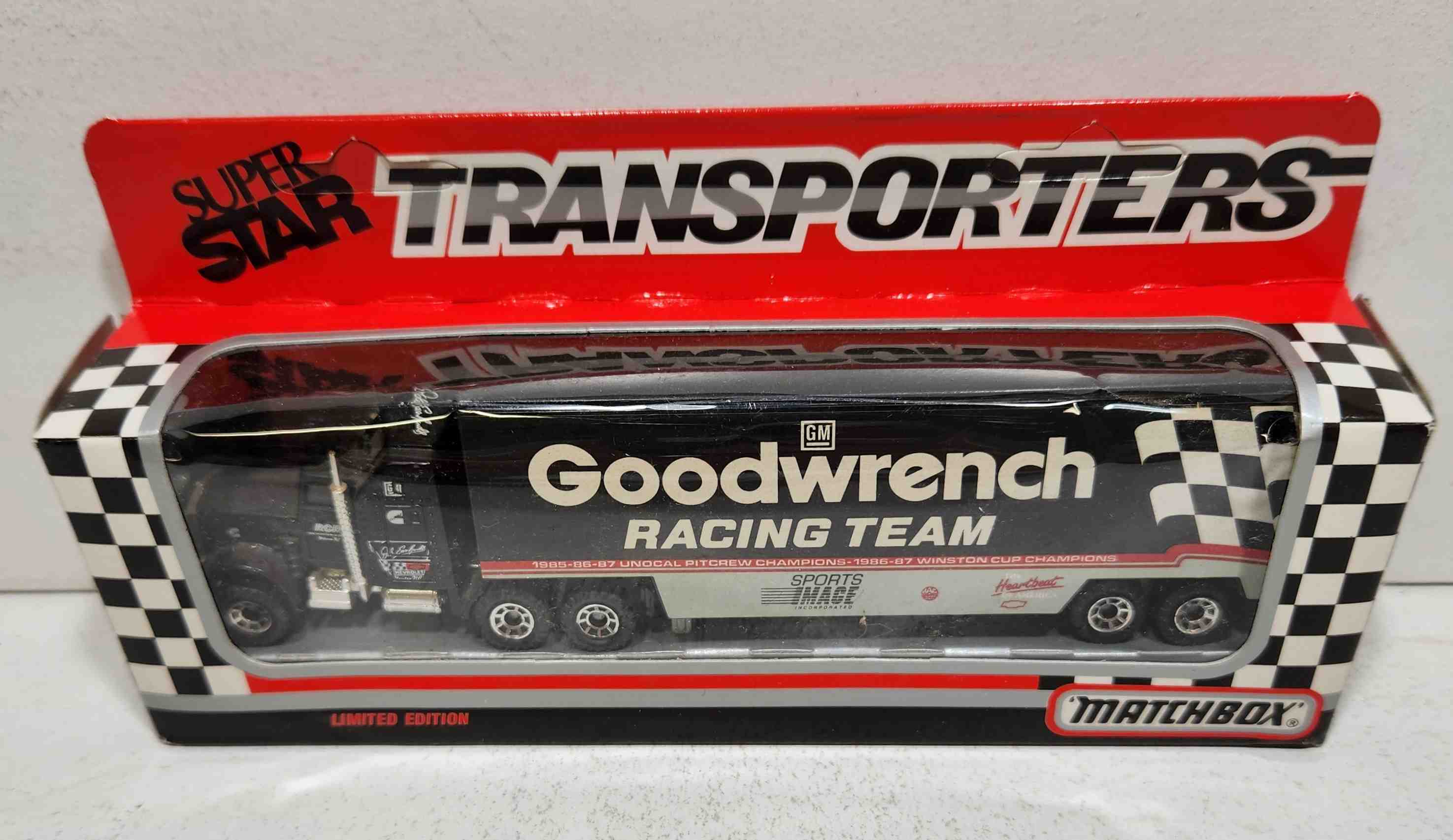 1989 Dale Earnhardt 1/87th Goodwrench Racing Team transporter