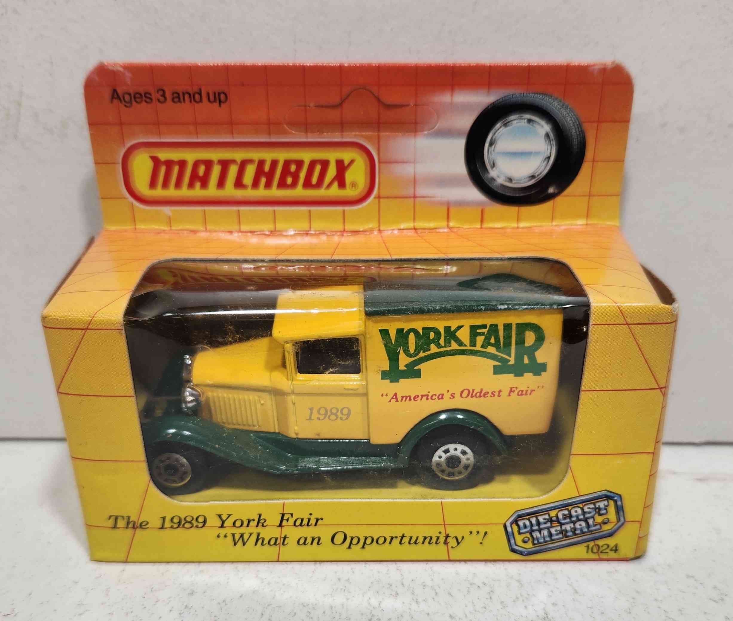 1989 York Fair 1/55th "America's Oldest Fair" Old Time Box Truck