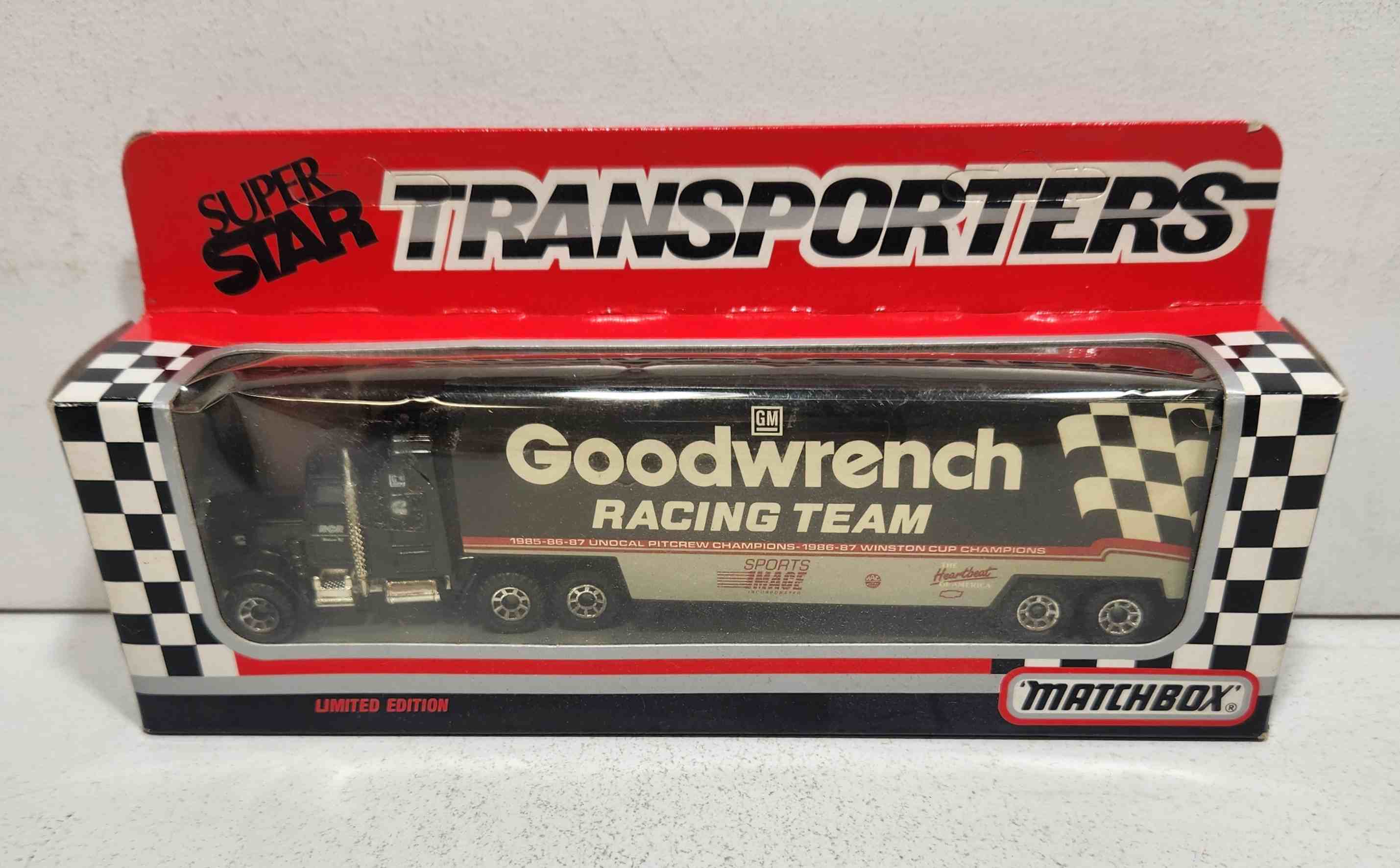 1990 Dale Earnhardt 1/87th Goodwrench Racing Team transporter
