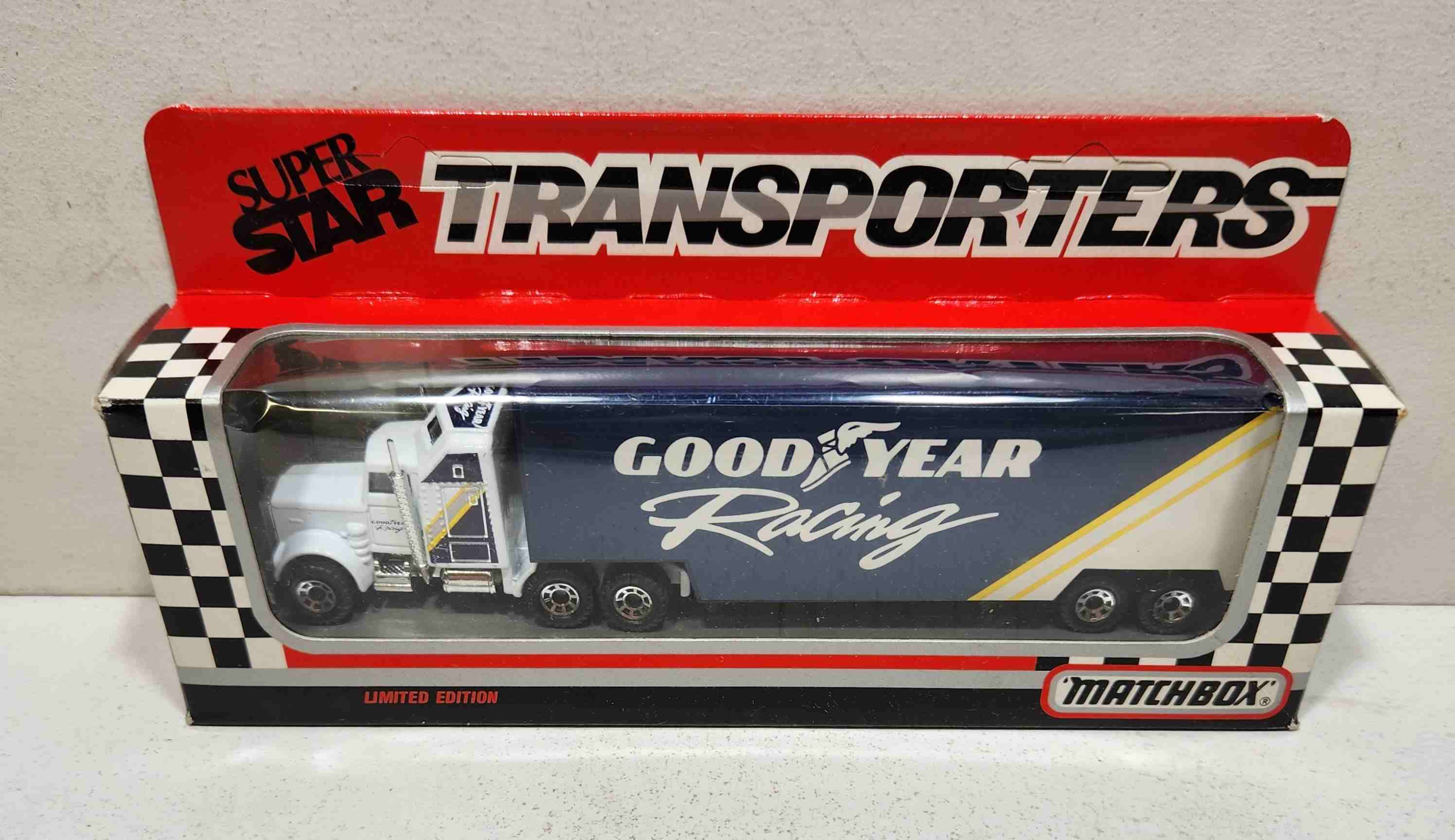 1990 Goodyear Racing 1/87th Kenworth Cab Transporter
