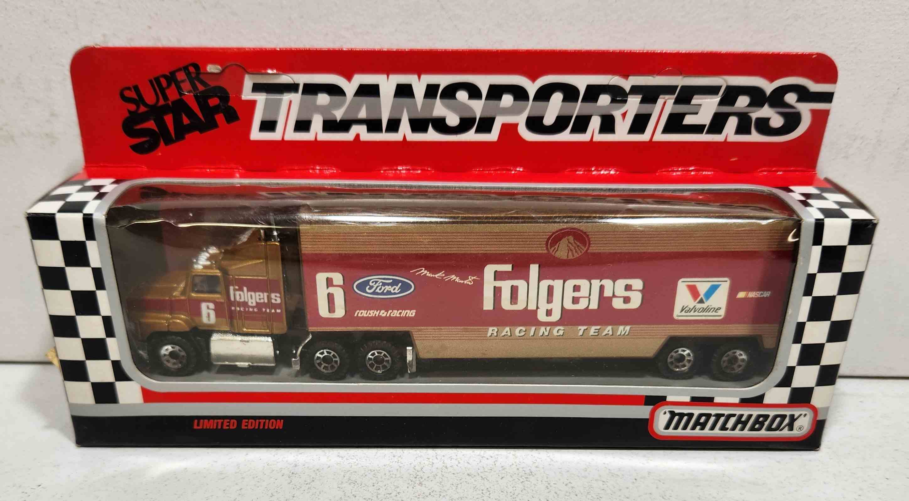 1991 Mark Martin 1/87th Folgers "Ford Cab" Transporter