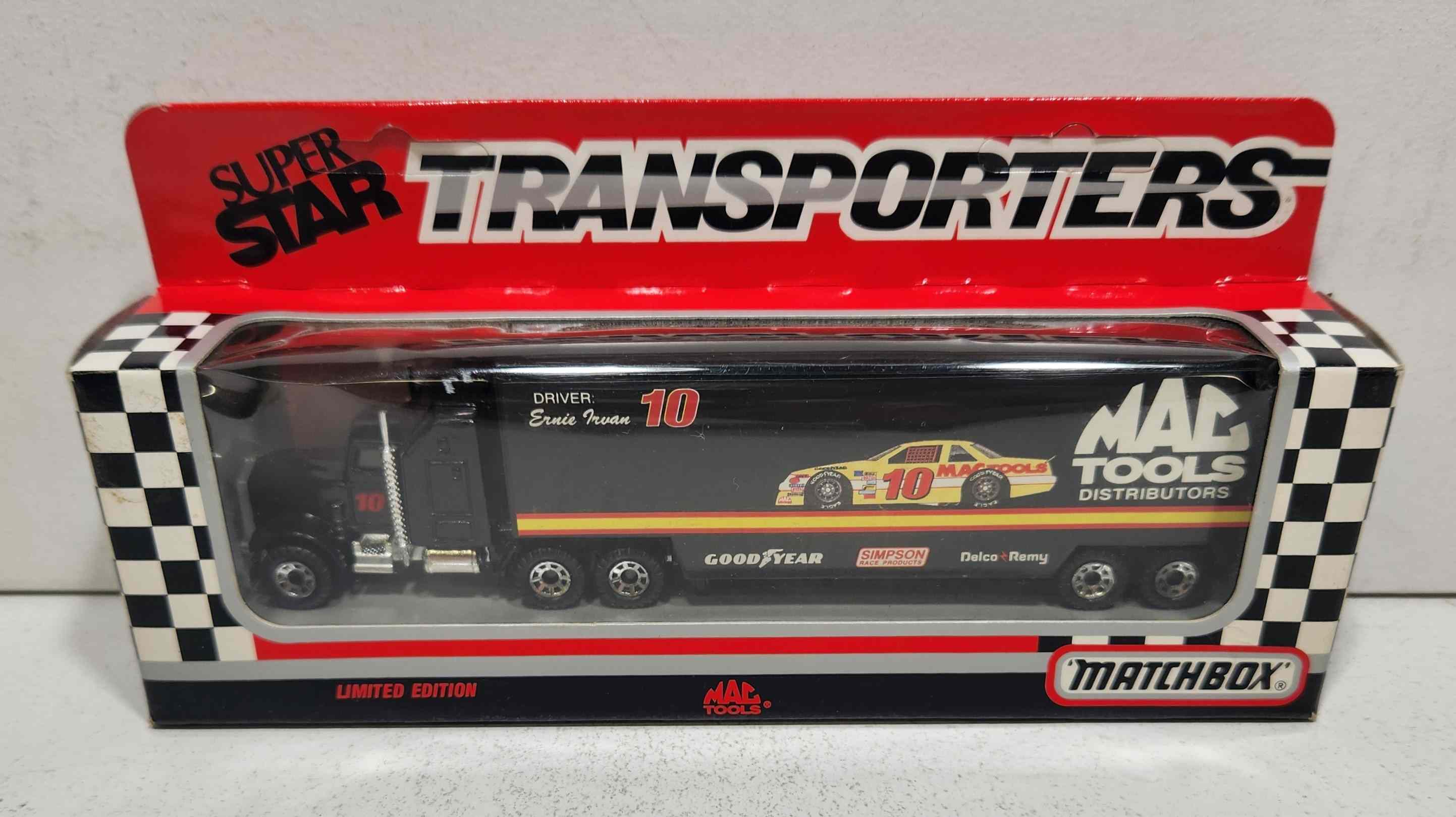 1991 Ernie Irvan 1/87th Mac Tools "Busch Series" Transporter