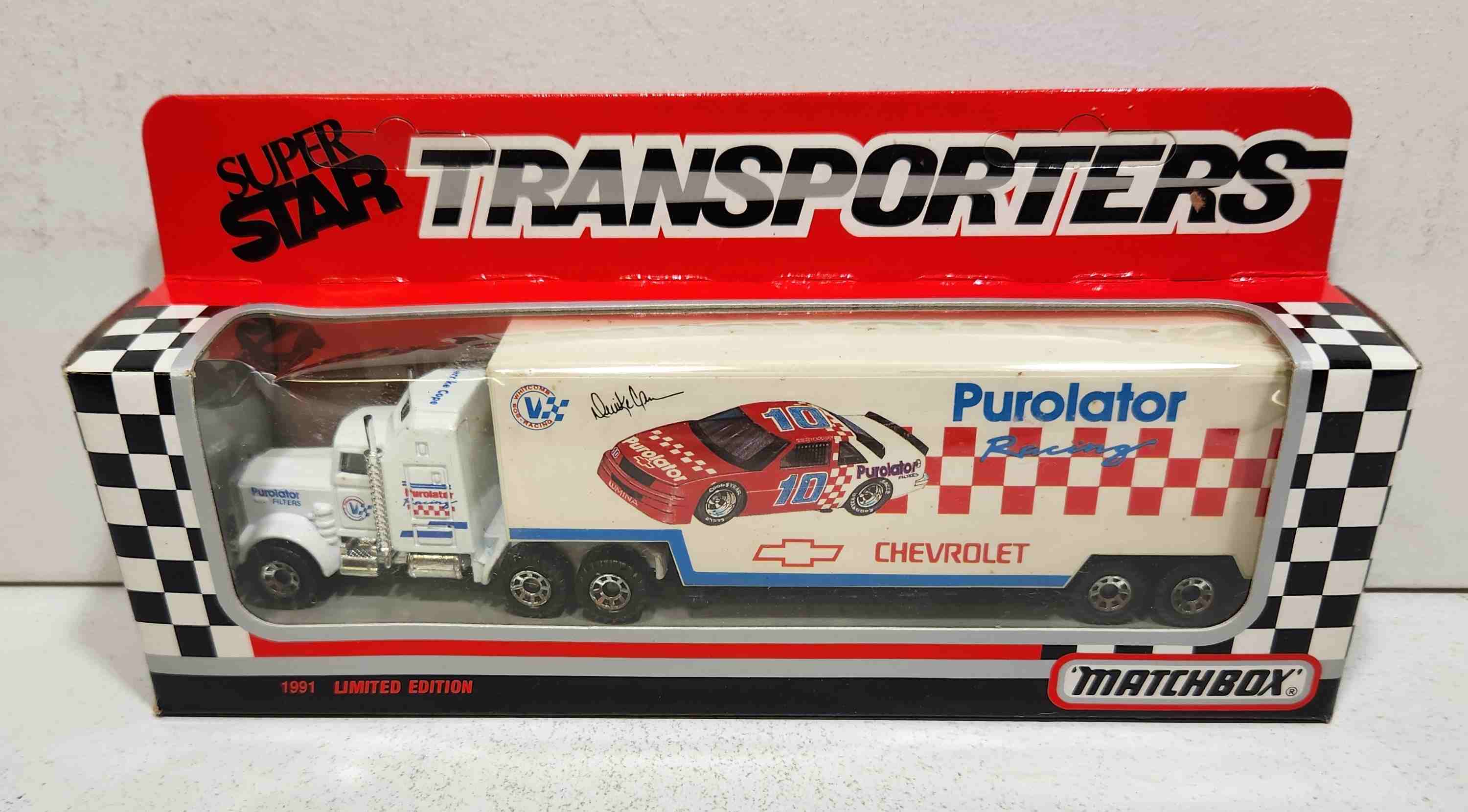 1991 Derrick Cope 1/87th Purolator "Red" Transporter