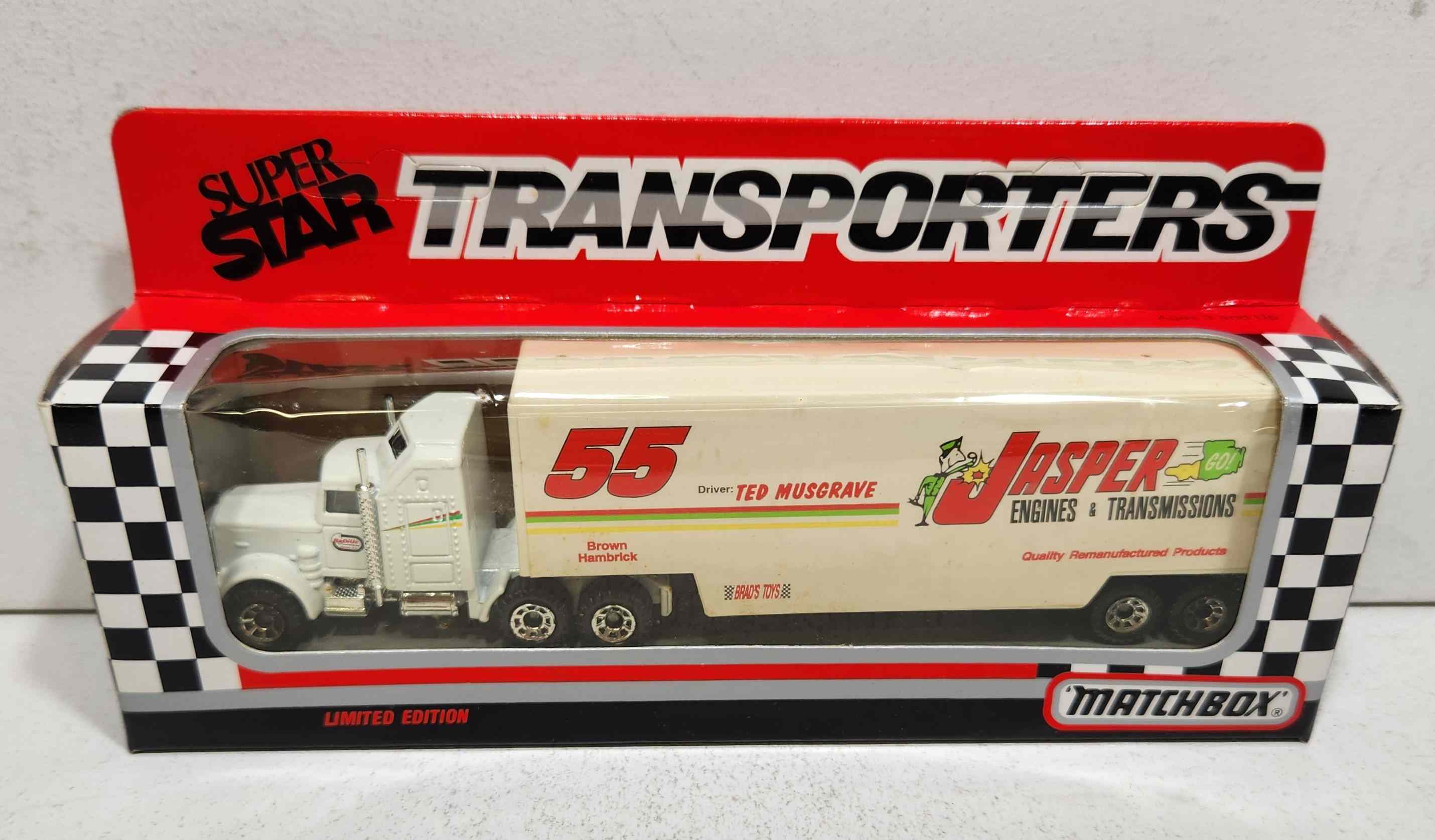 1992 Ted Musgrave 1/87th Jasper Engines Transporter