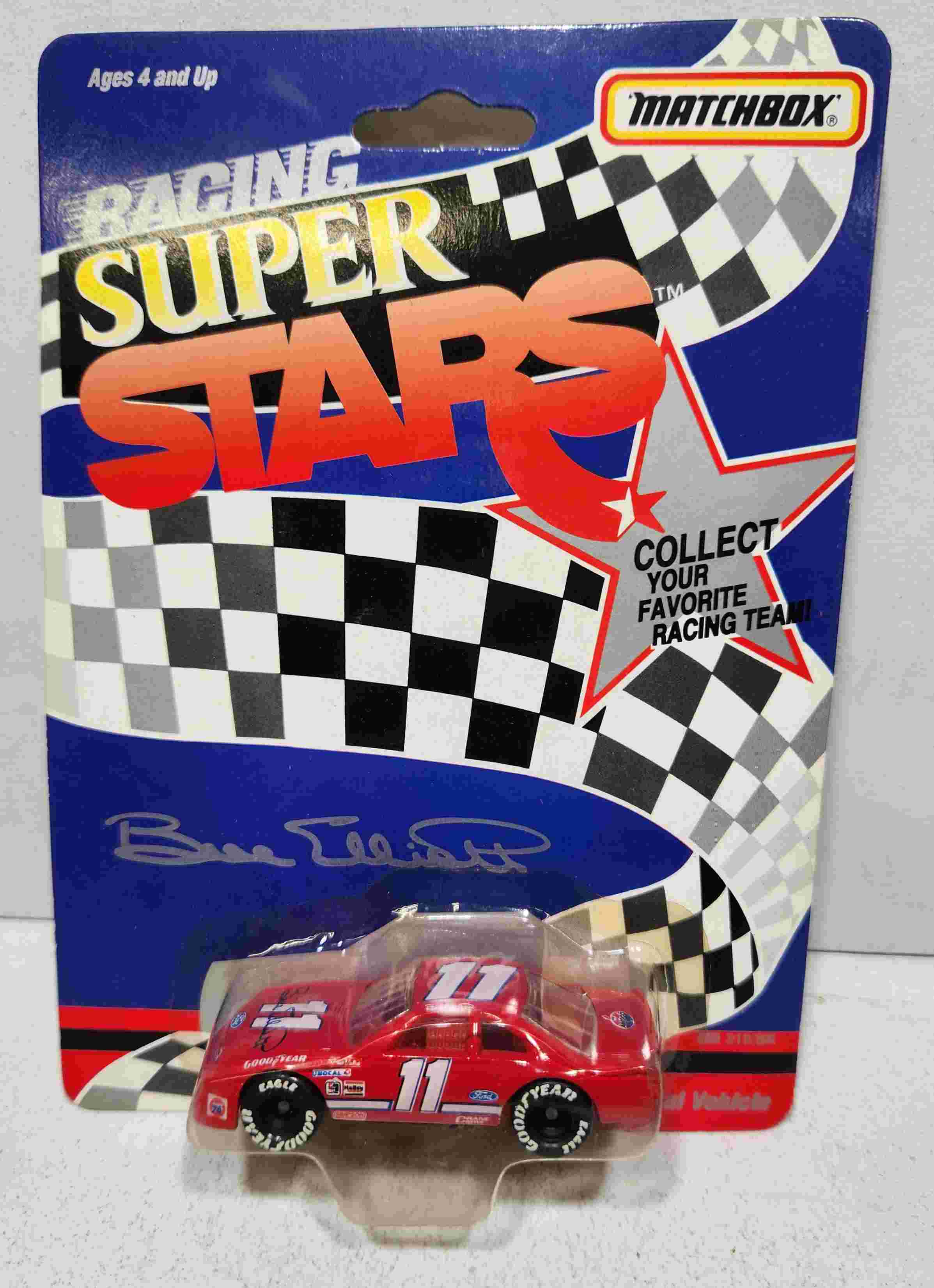 1992 Bill Elliott 1/64th Jr Johnson Racing Thunderbird