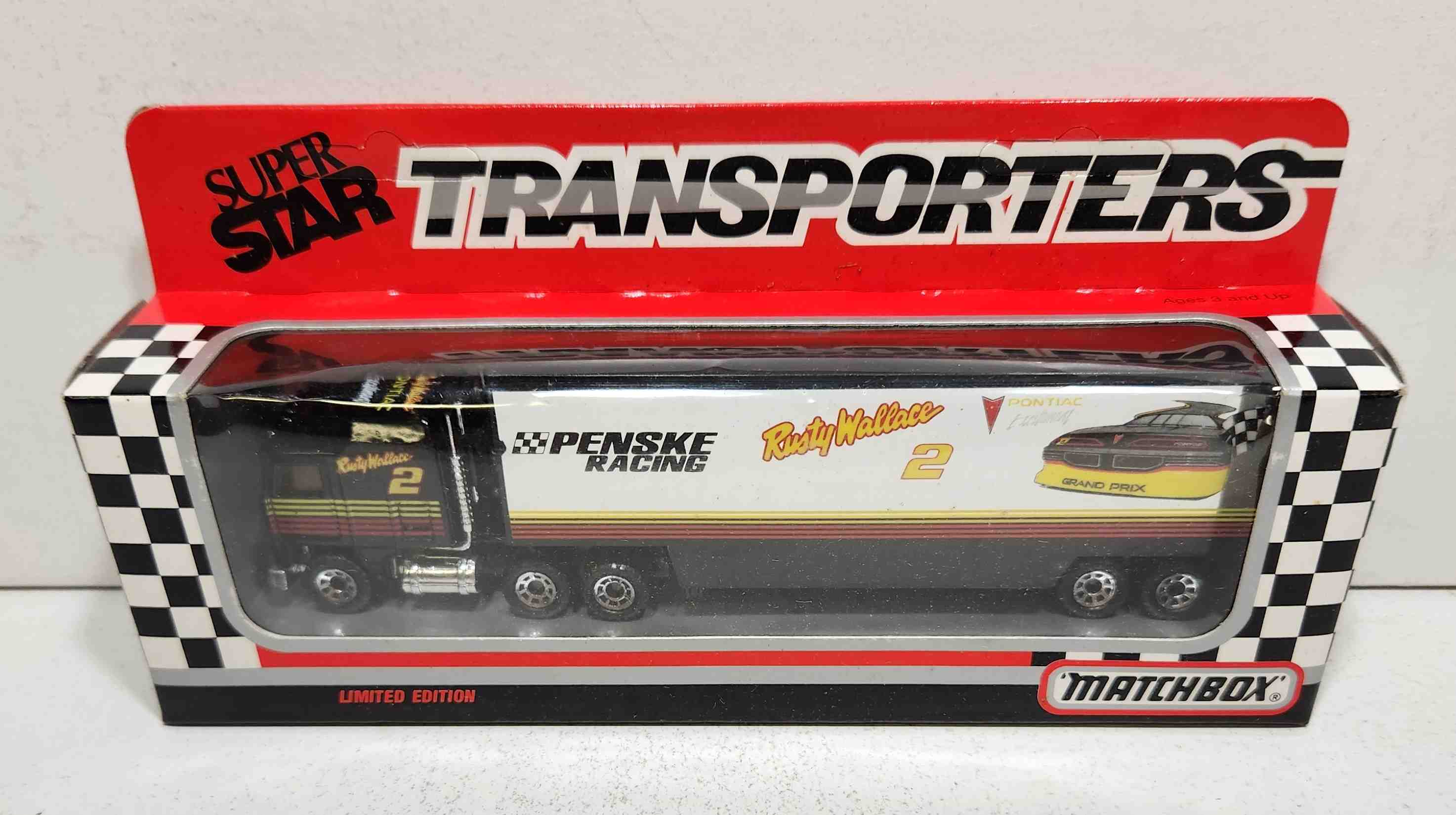 1992 Rusty Wallace 1/87th Penske Racing Transporter