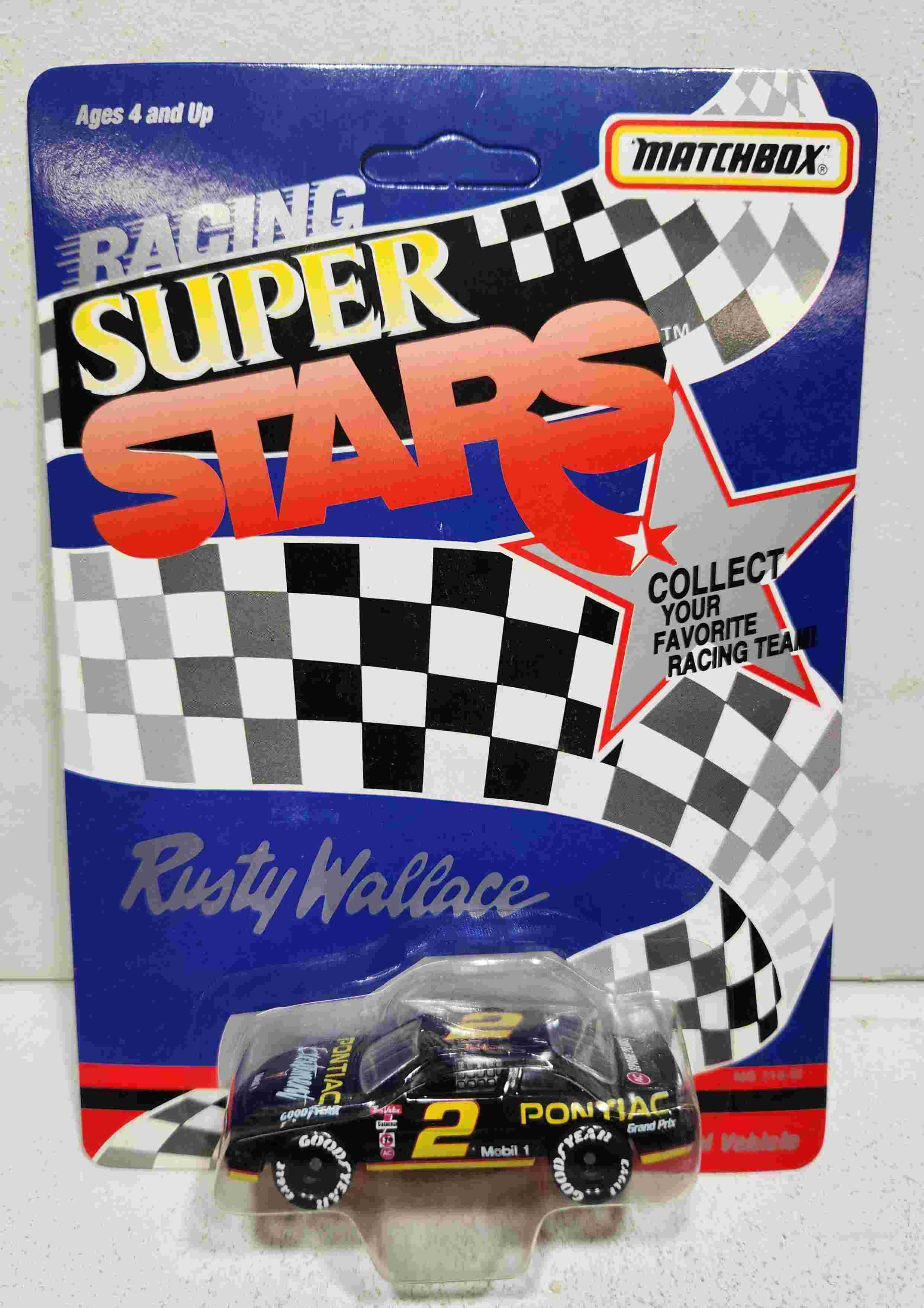 1992 Rusty Wallace 1/64th Pontiac Excitement