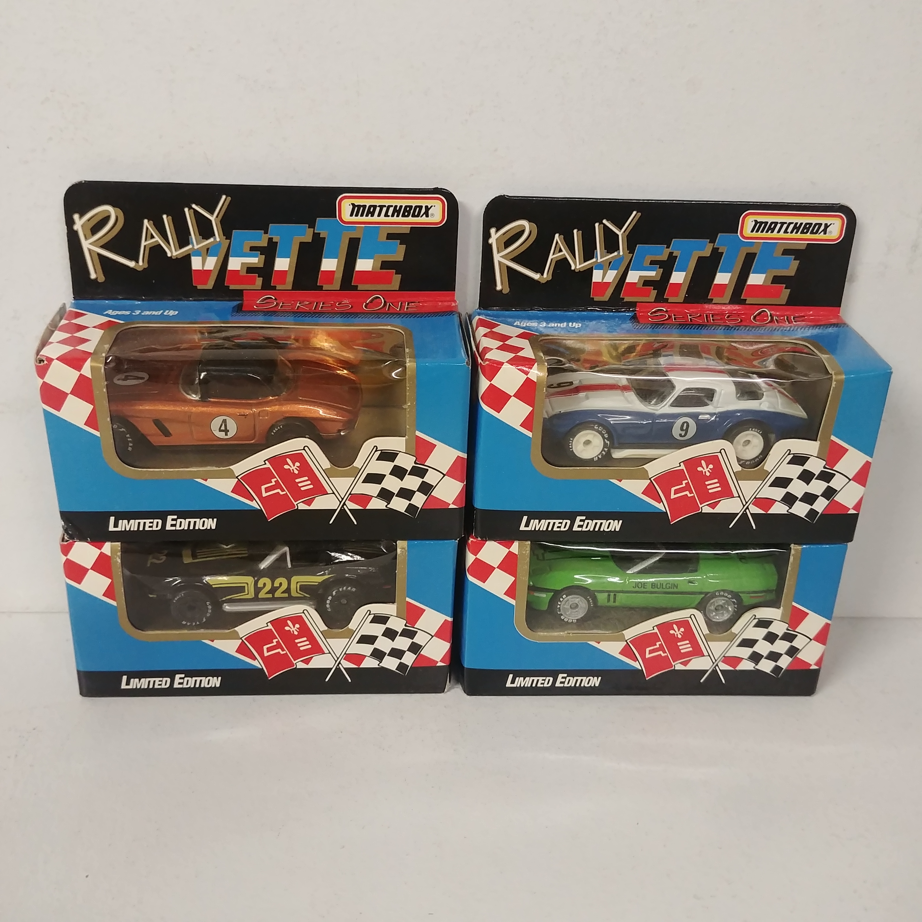 1992 Rally Vette 1/64th "Series One" set of four