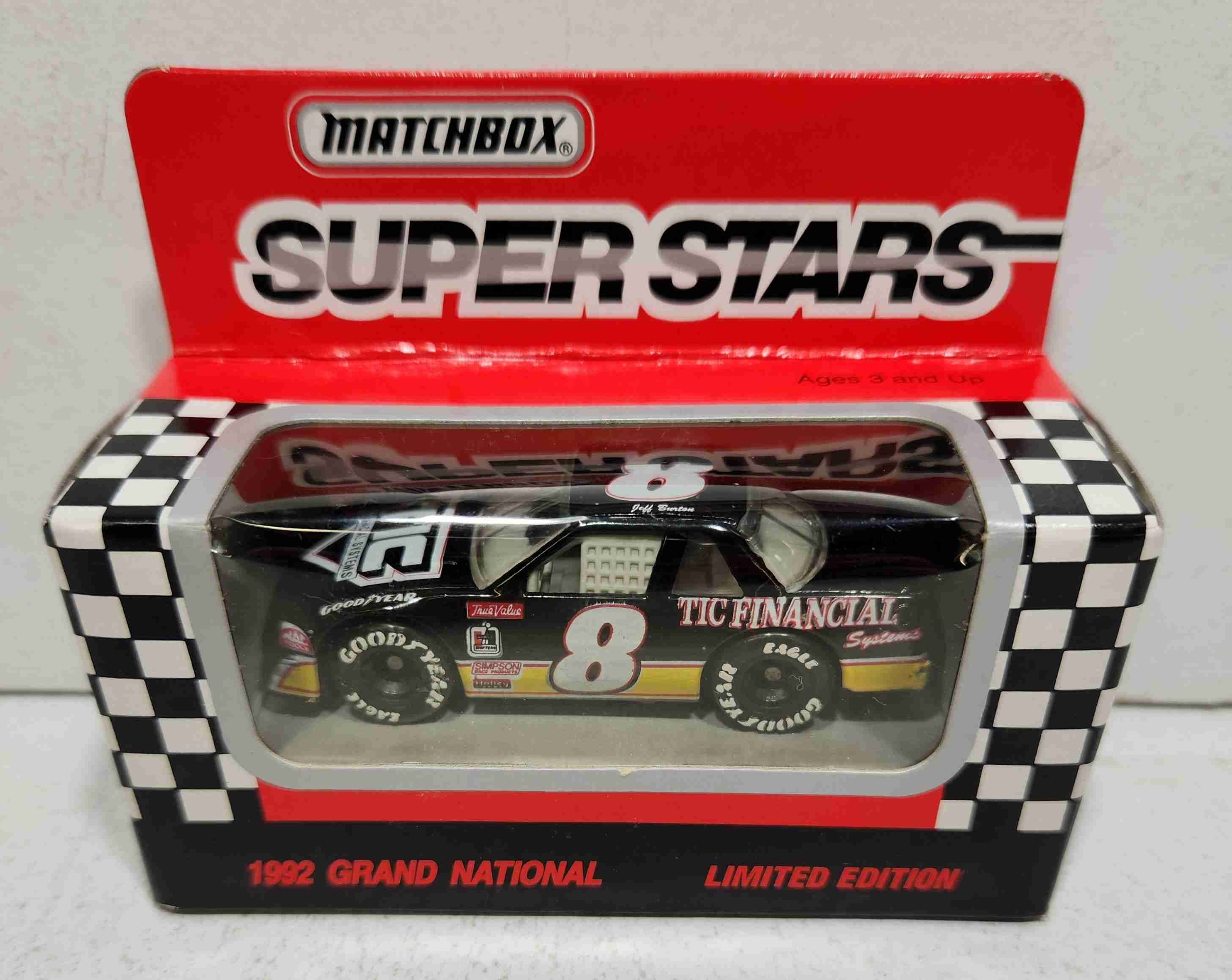 1992 Jeff Burton 1/64th TIC Financial "Busch Series" car