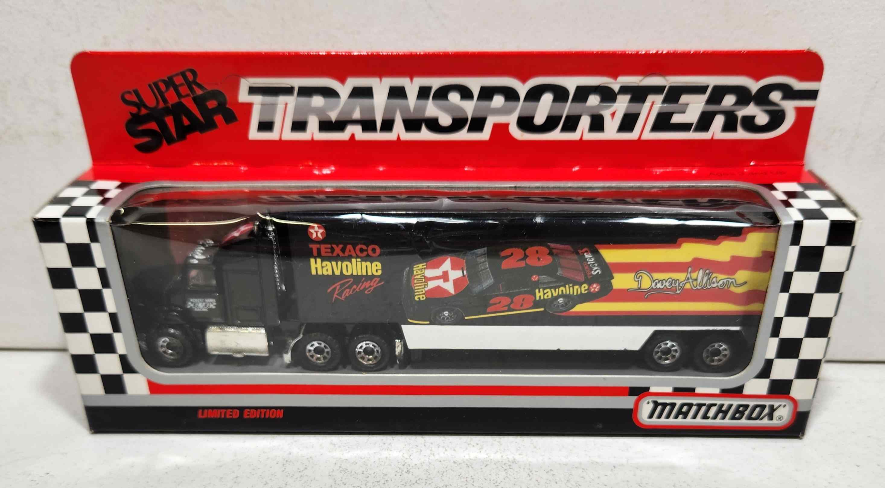 1992 Davey Allison 1/87th Texaco/Havoline "Ford Cab" Transporter