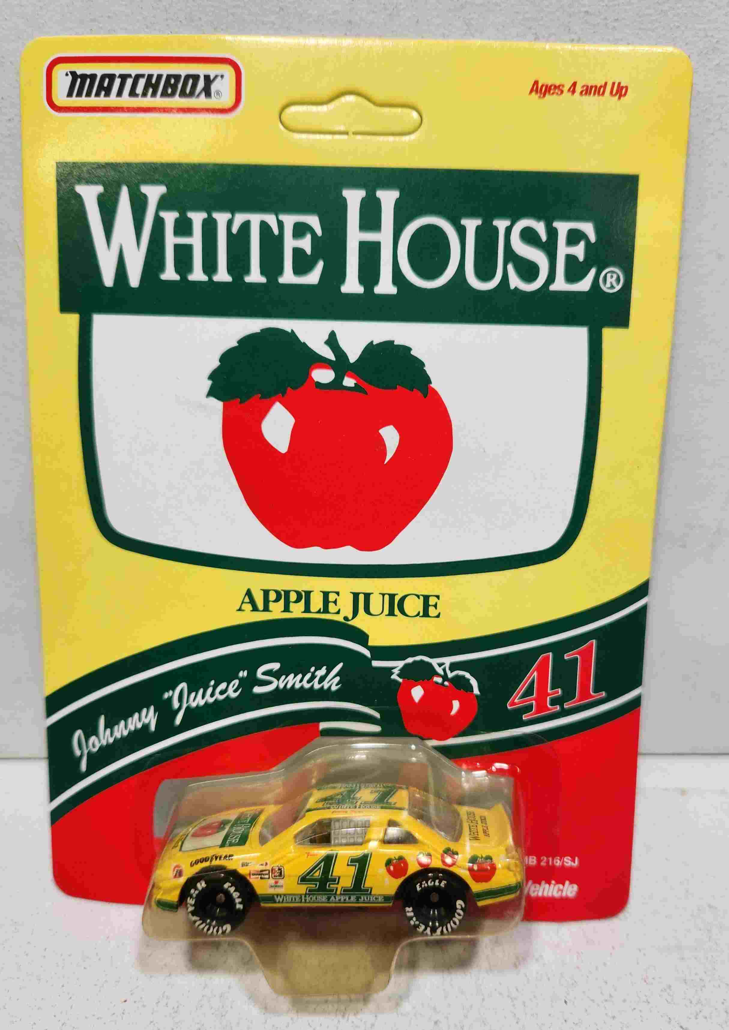 1992 Johnny Smith 1/64th White House Apple Juice Pontiac