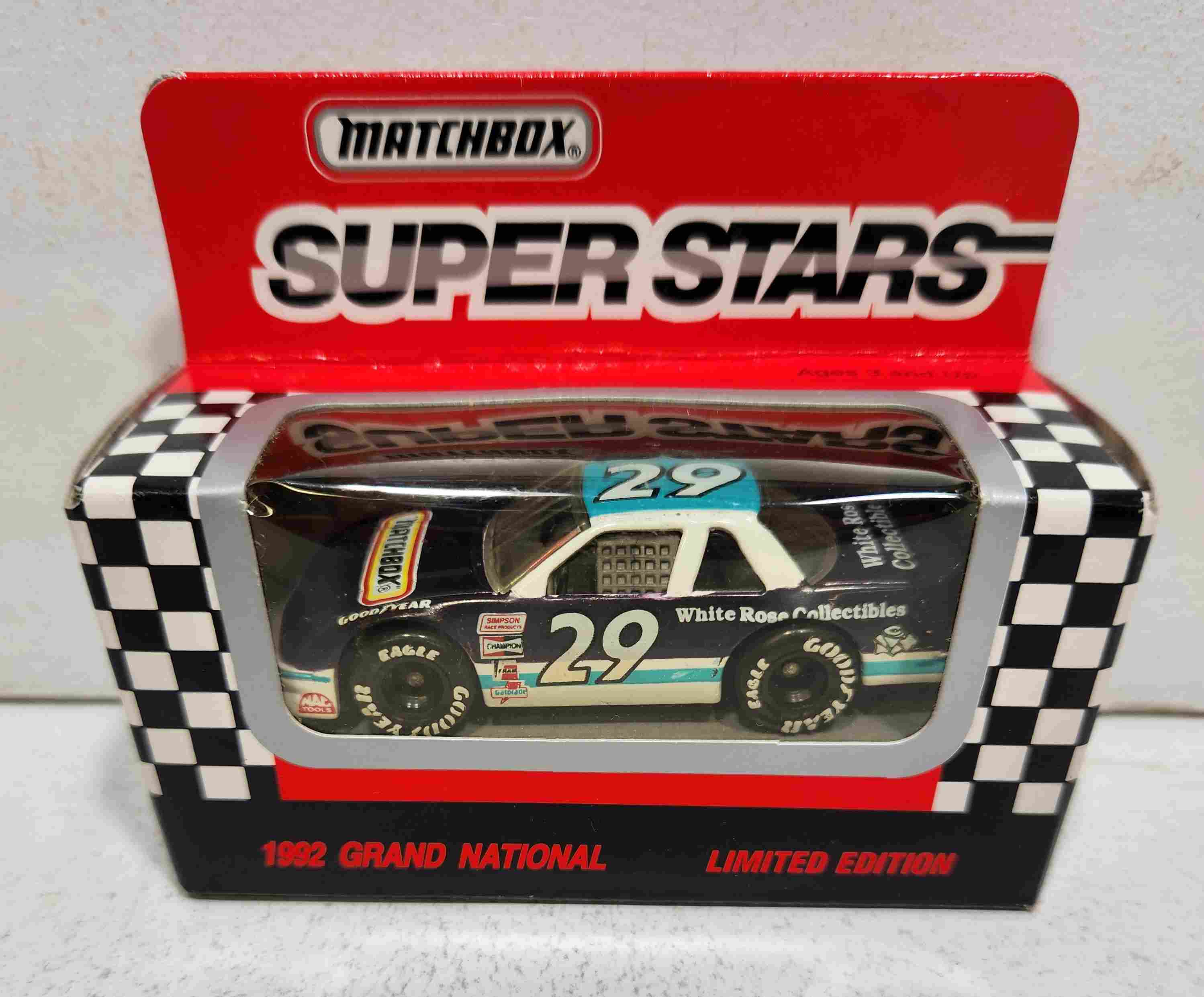 1992 Phil Parsons 1/64th White Rose Collectibles/Matchbox "Busch Series" Car