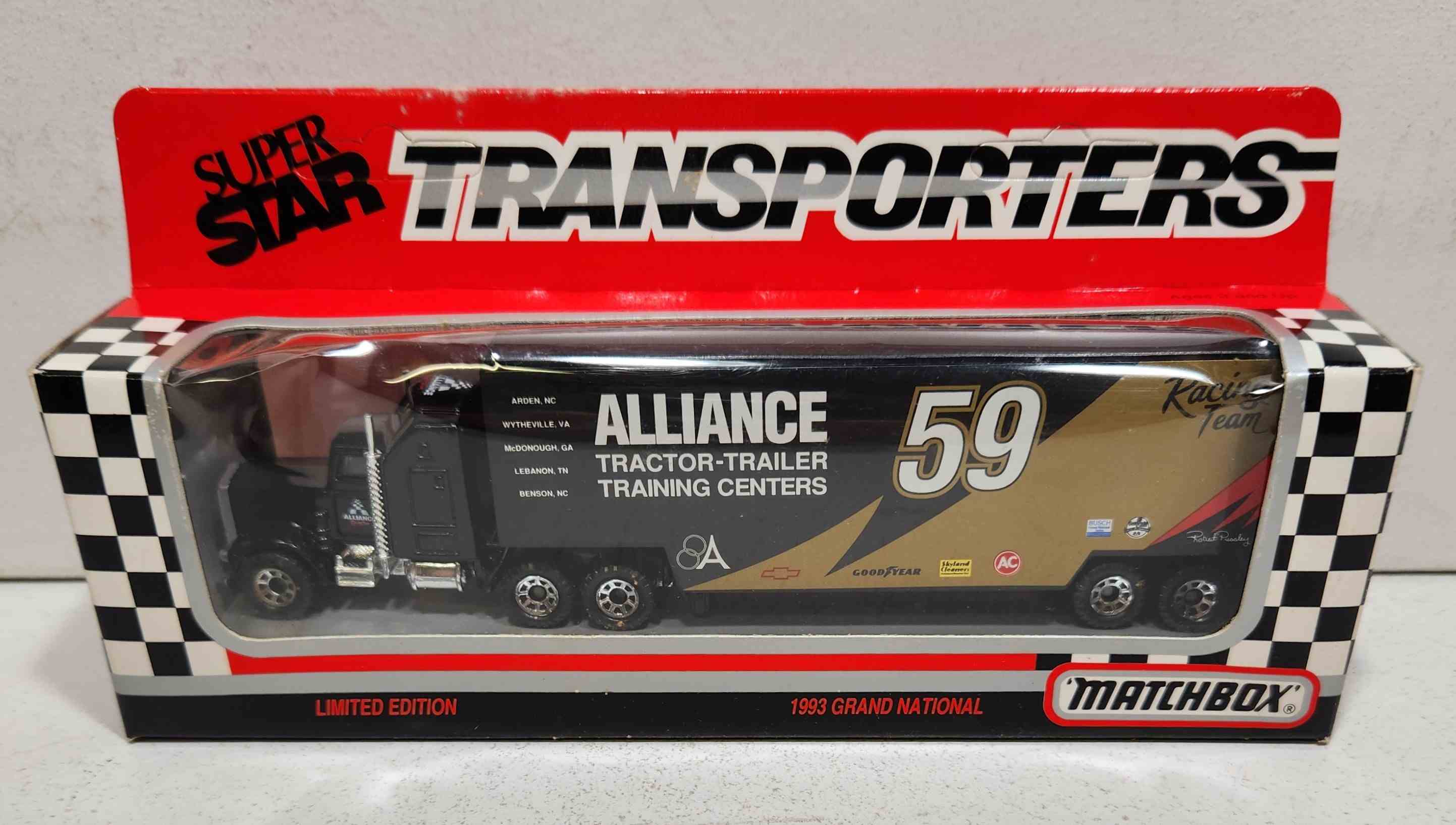 1993 Robert Pressley 1/87th Alliance Training Centers "Busch Series" Transporter