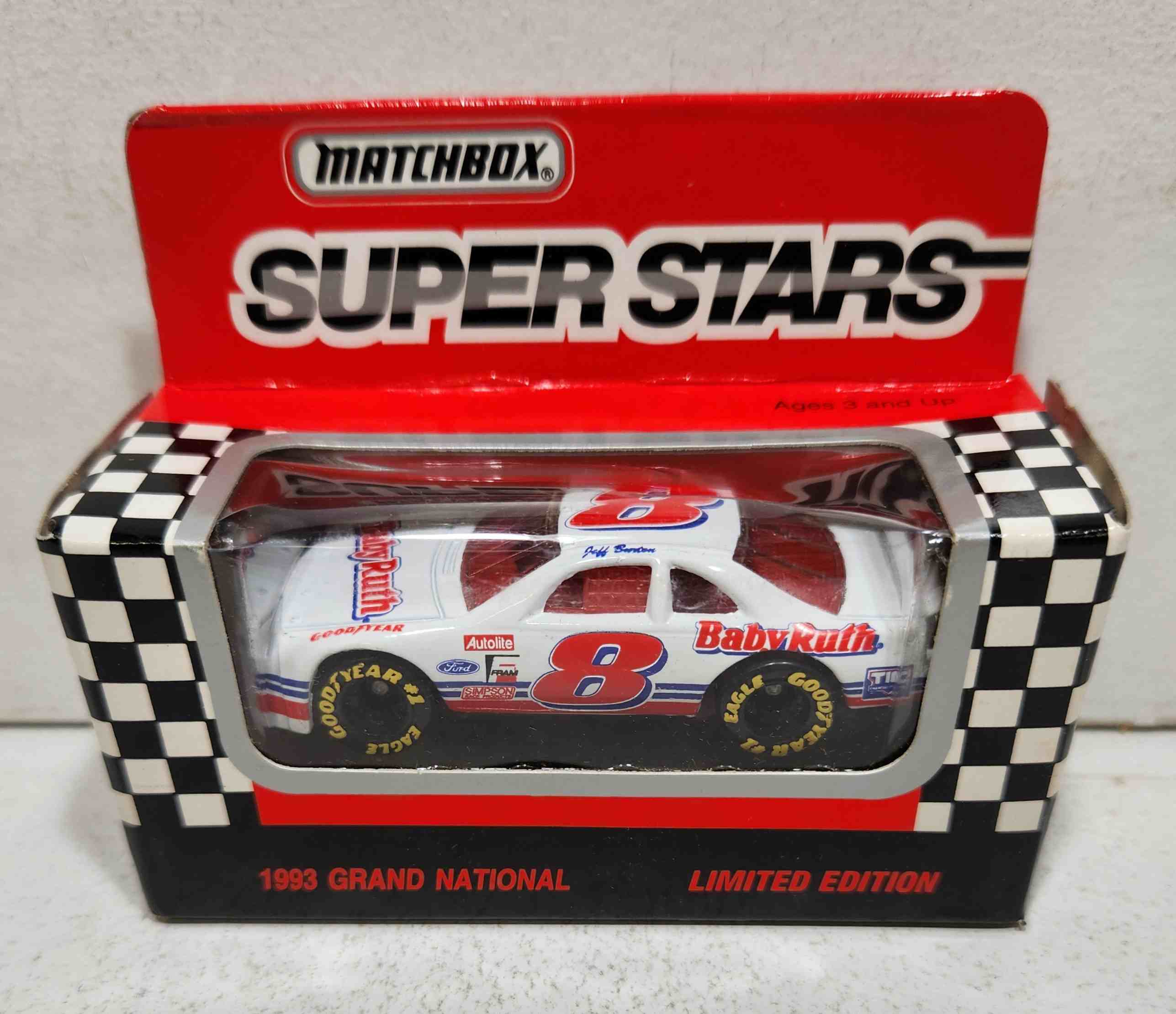 1993 Jeff Burton 1/64th Baby Ruth "Busch Series" Thunderbird