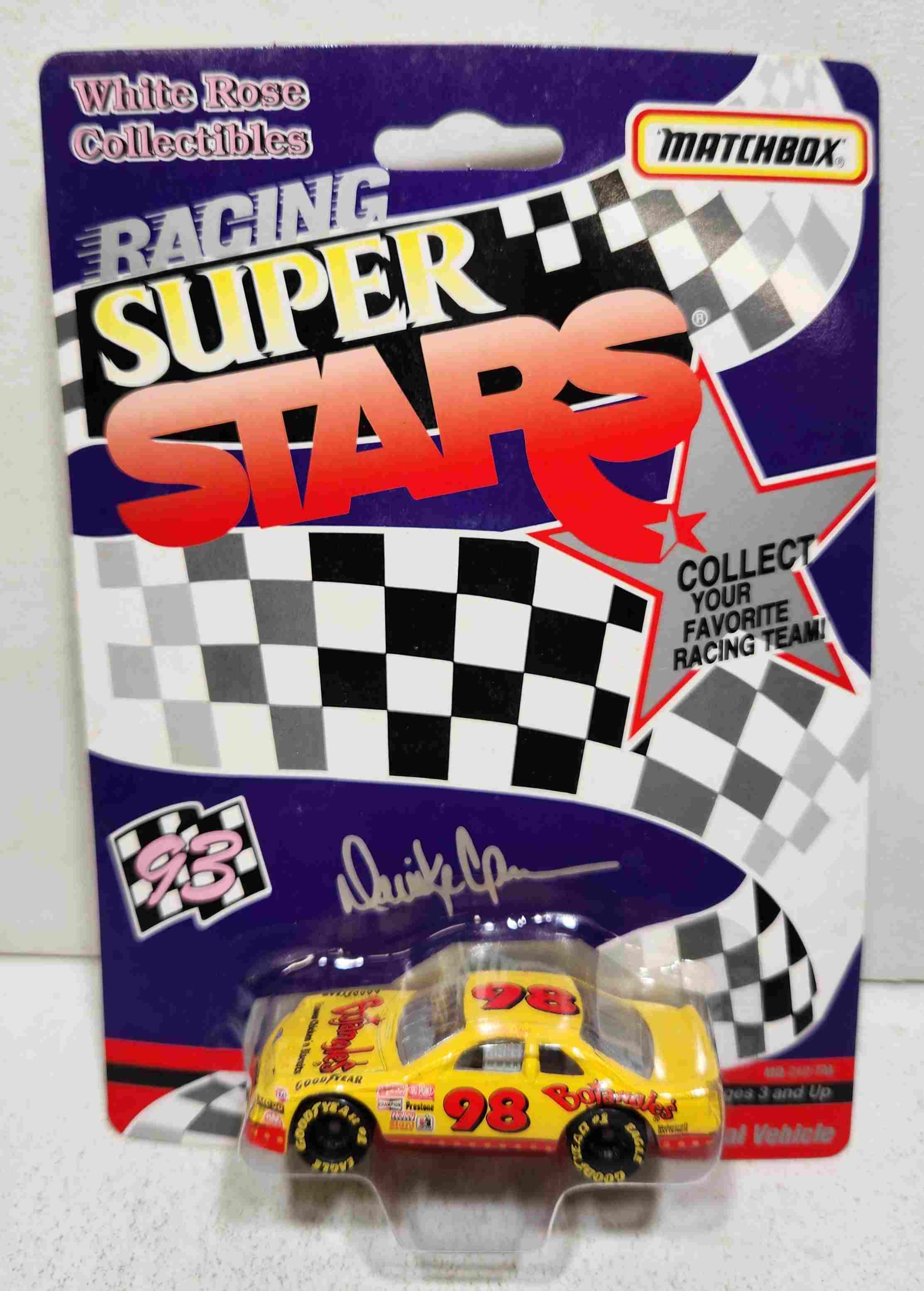 1993 Derrike Cope 1/64th Bojangles Thunderbird