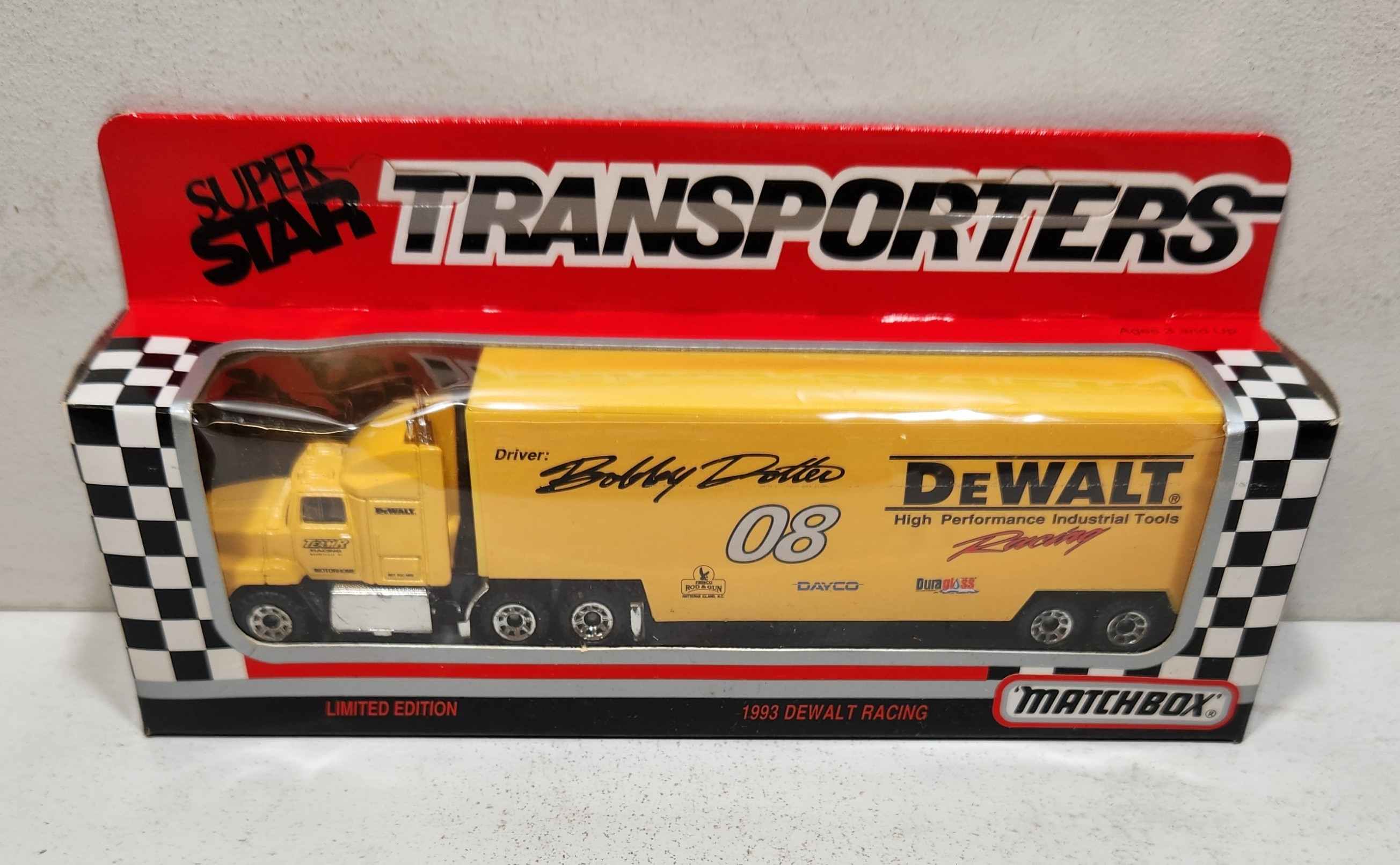 1993 Bobby Dotter 1/87th Dewalt "Busch Series" Transporter