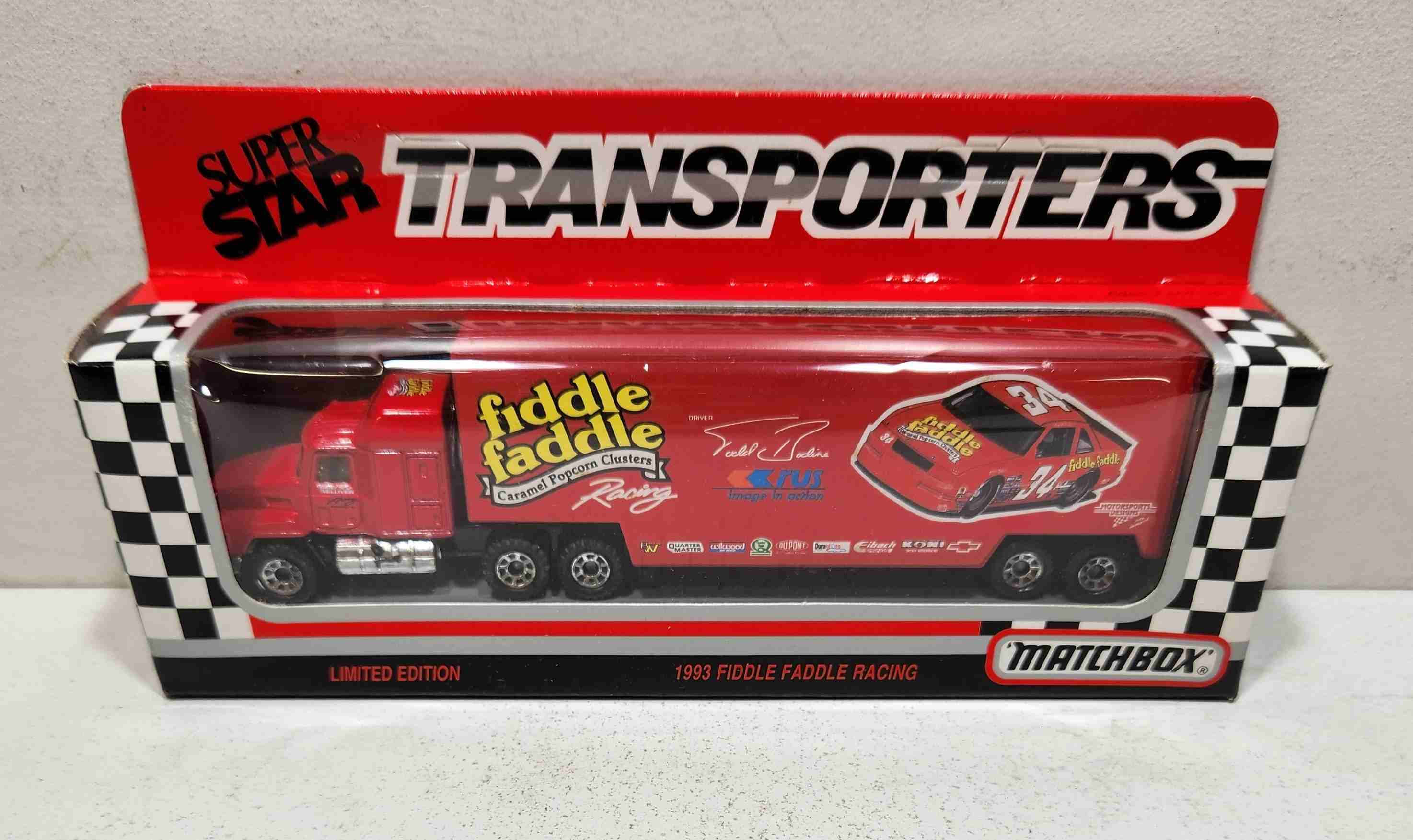 1993 Todd Bodine 1/87th Fiddle Faddle "Busch Series" Transporter