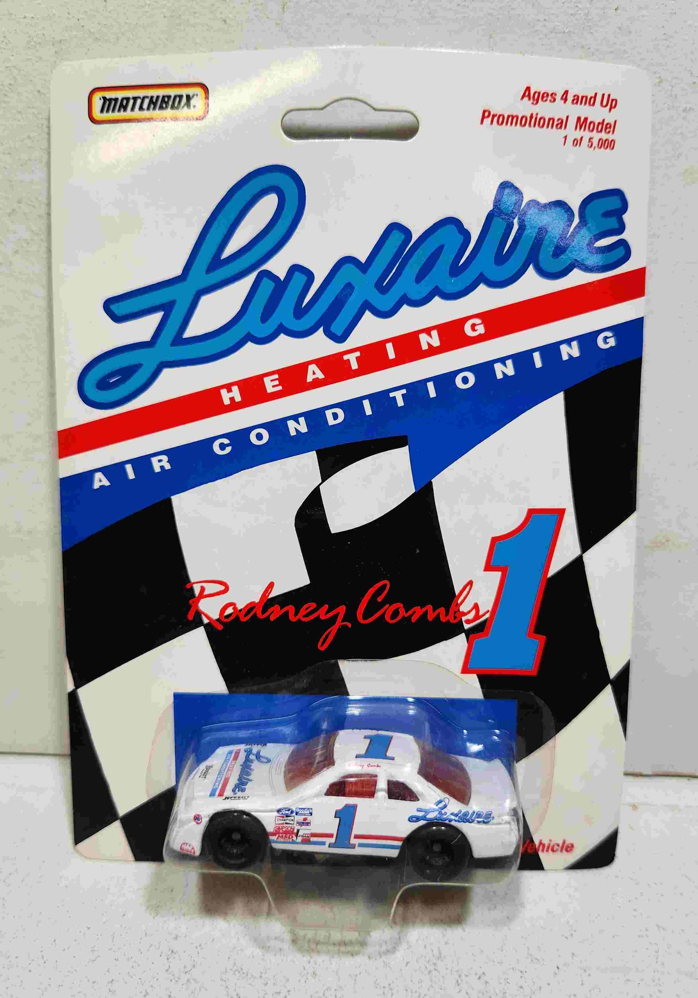 1993 Rodney Combs 1/64th Luxaire "Busch Series" Promo Thunderbird