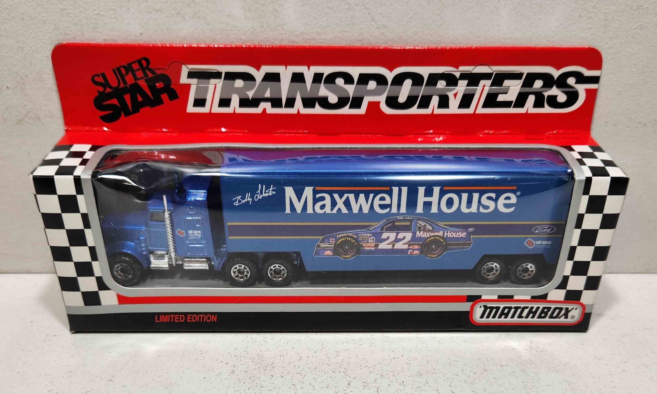 1993 Bobby Labonte 1/87th Maxwell House "Busch Series" Transporter