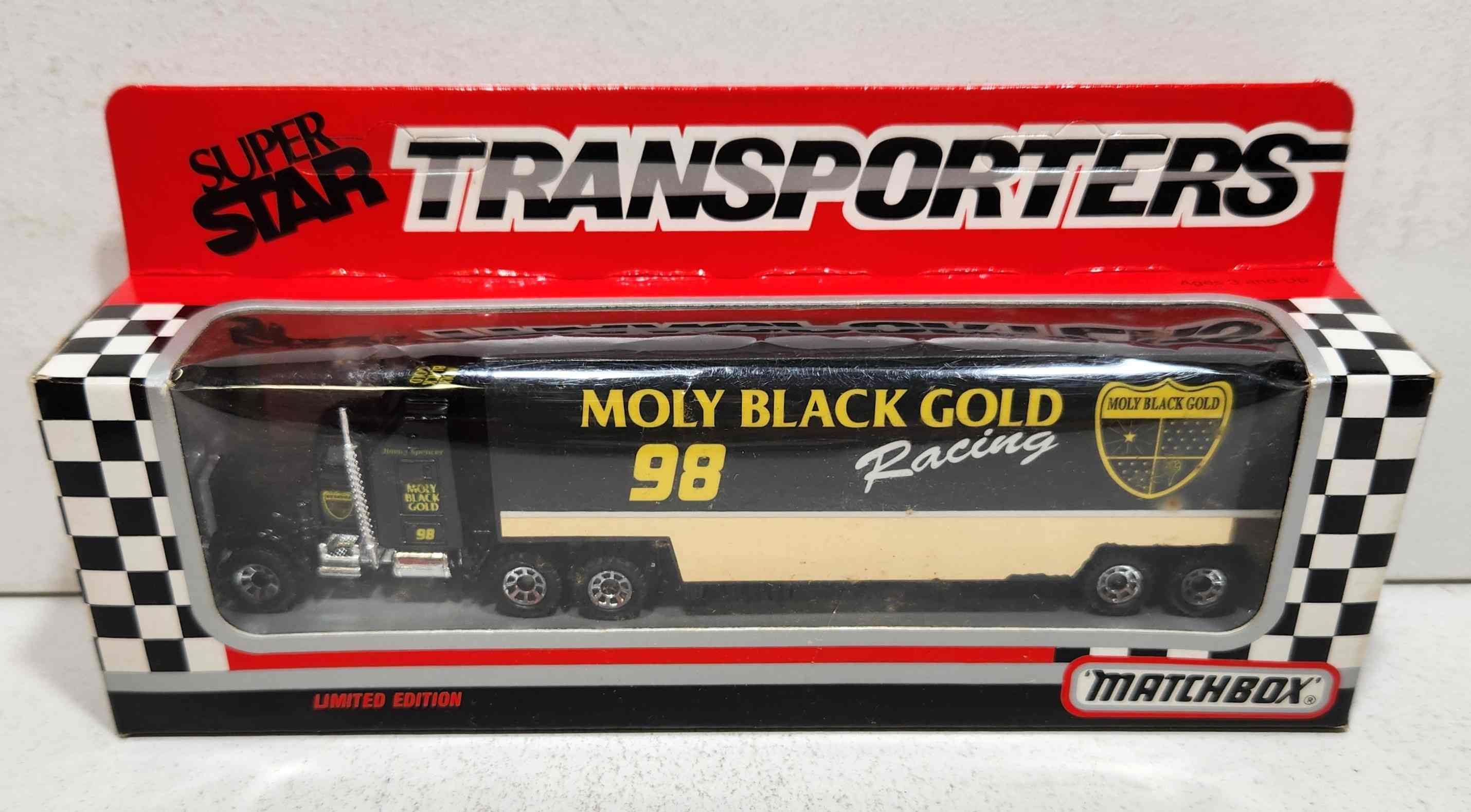 1993 Jimmy Spencer 1/87th Moly Black Gold Transporter