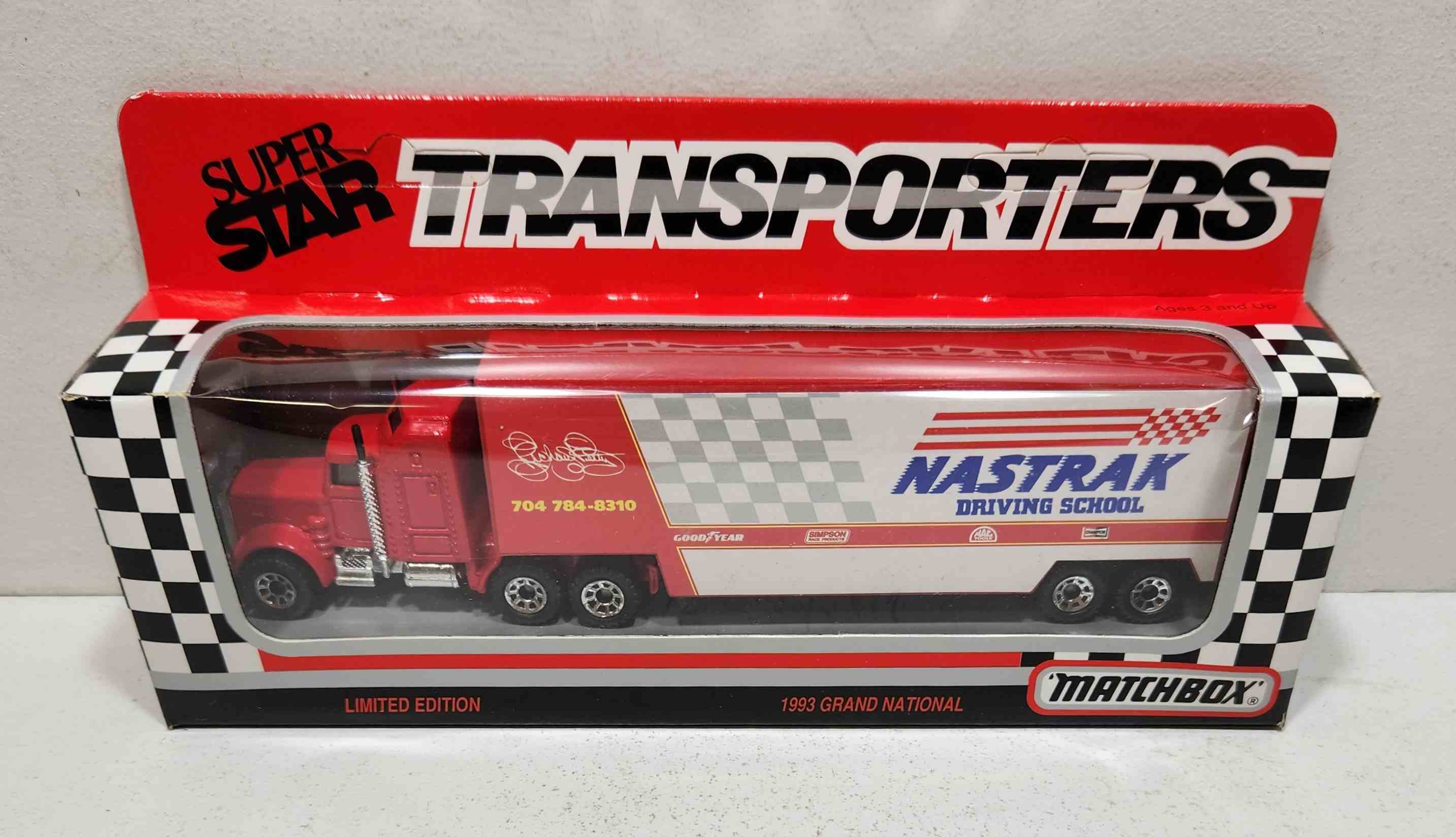 1993 Richard Petty 1/87th NASTRAX Driving School Transporter