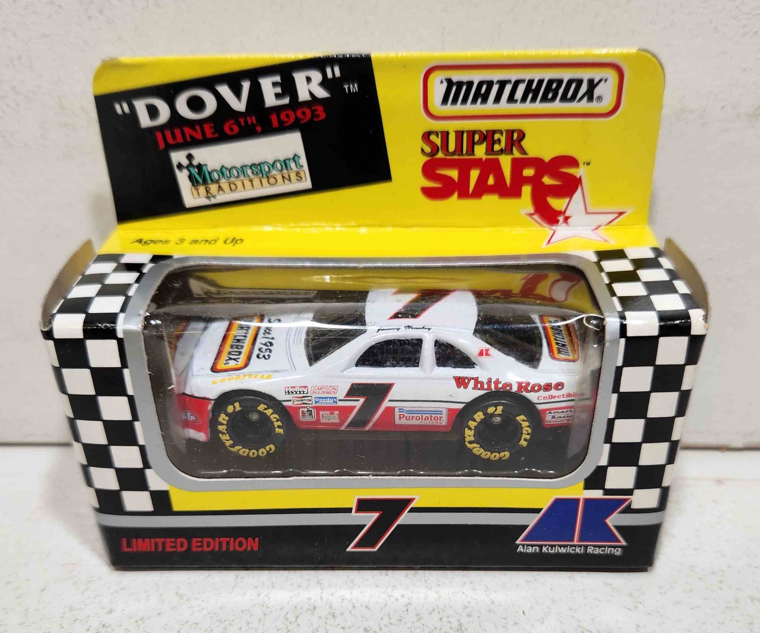 1993 Jimmy Hensley 1/64th White Rose Collectibles Matchbox Thunderbird