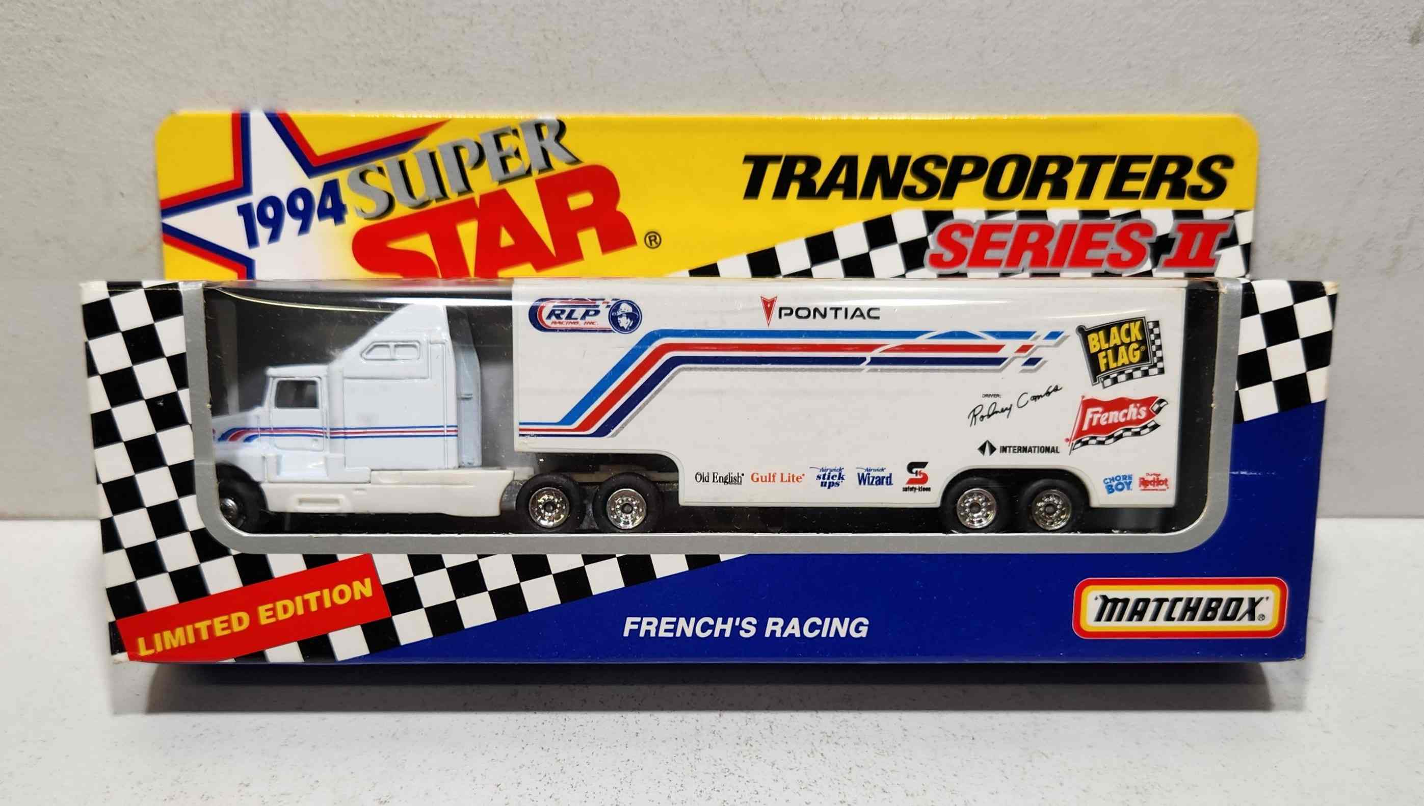 1994 Rodney Combs 1/80th Black Flag Frenchs "Busch Series" Transporter