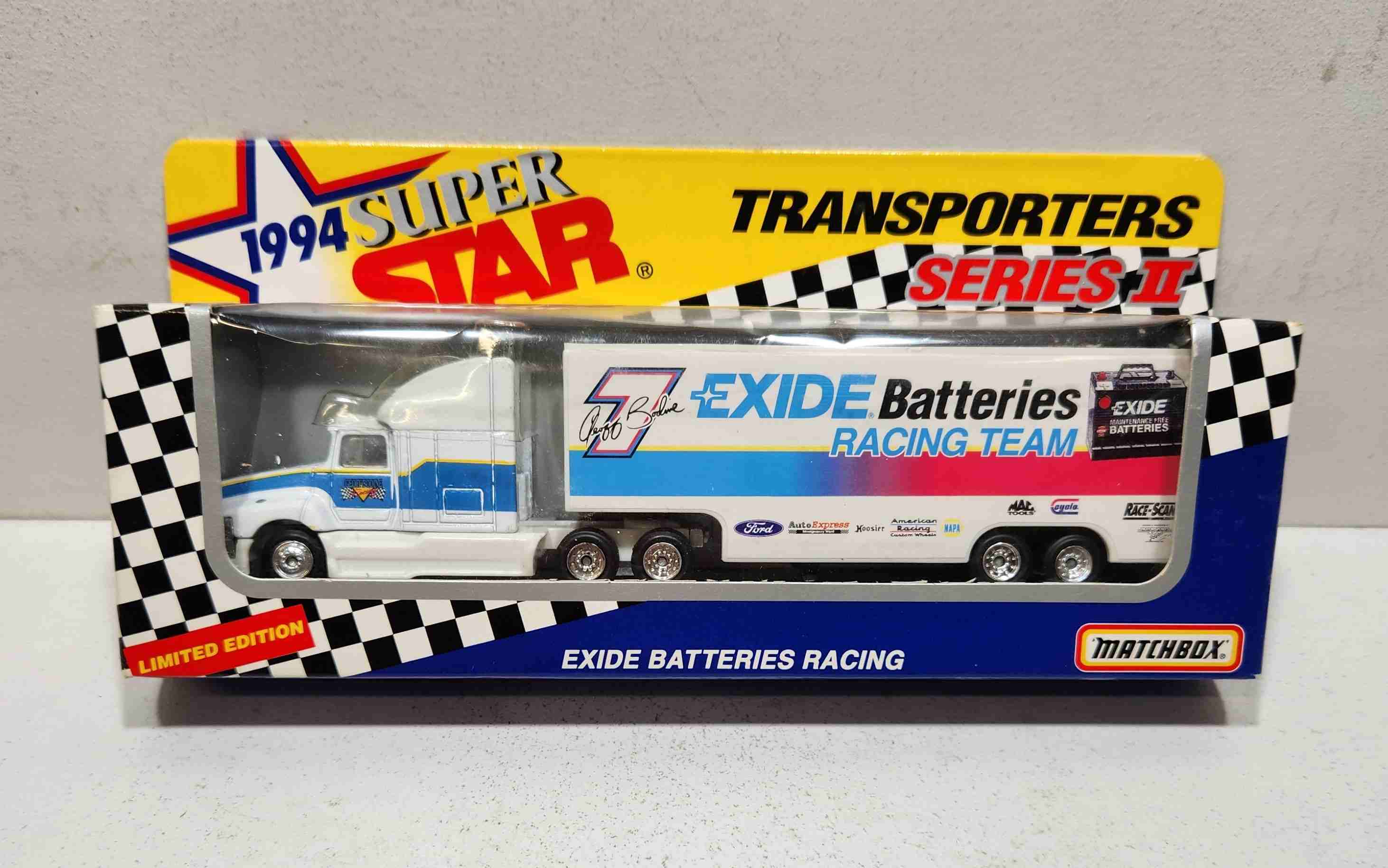 1994 Geoff Bodine 1/80th Exide Batteries Transporter