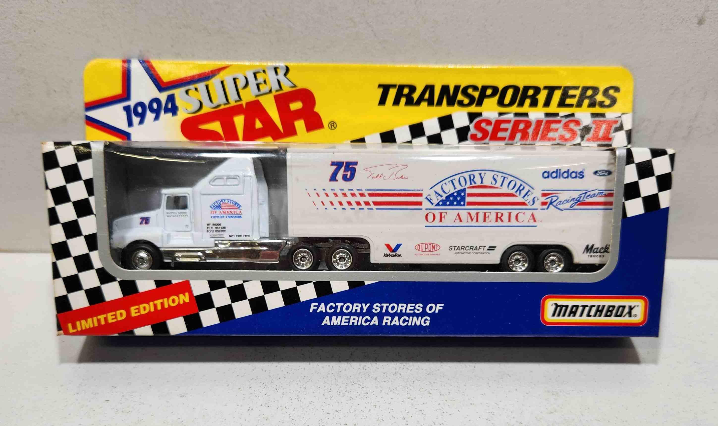 1994 Todd Bodine 1/80th Factory Stores "Busch Series" Transporter
