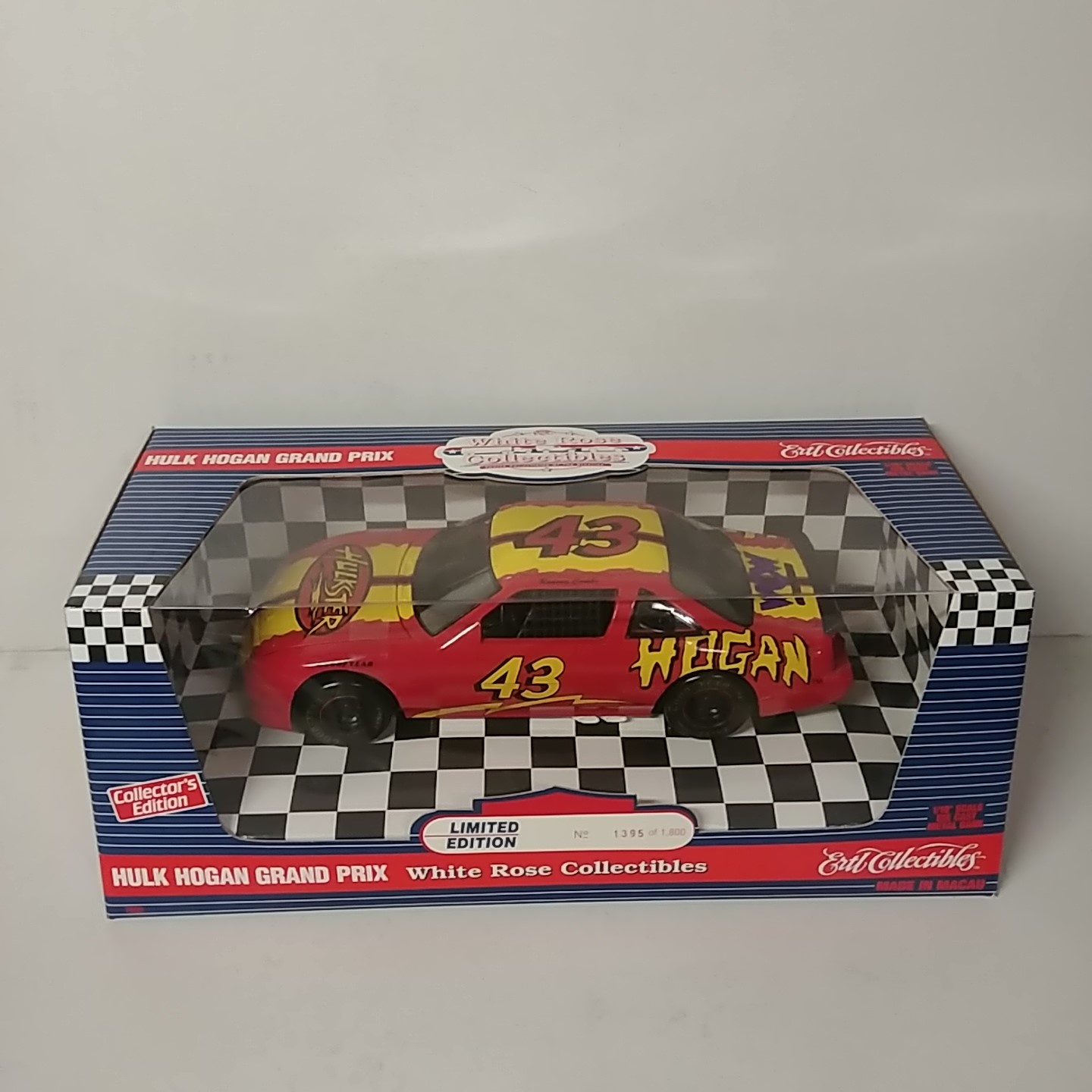 1994 Rodney Coombs 1/18th Hogan "Hulkster" Grand Prix clear window bank