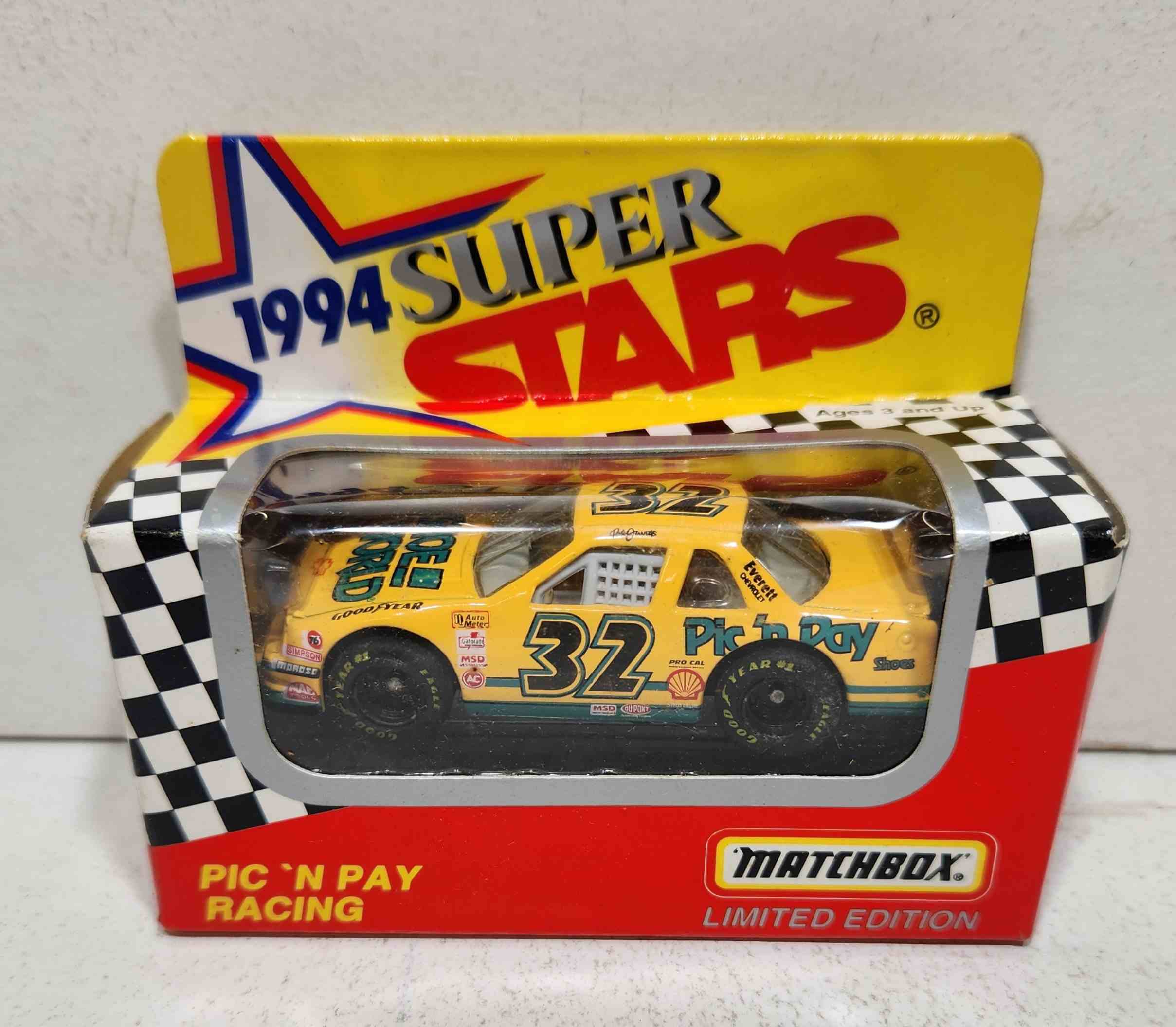 1994 Dale Jarrett 1/64th Shoe World "Pic 'n Pay" "Busch Series" Lumina