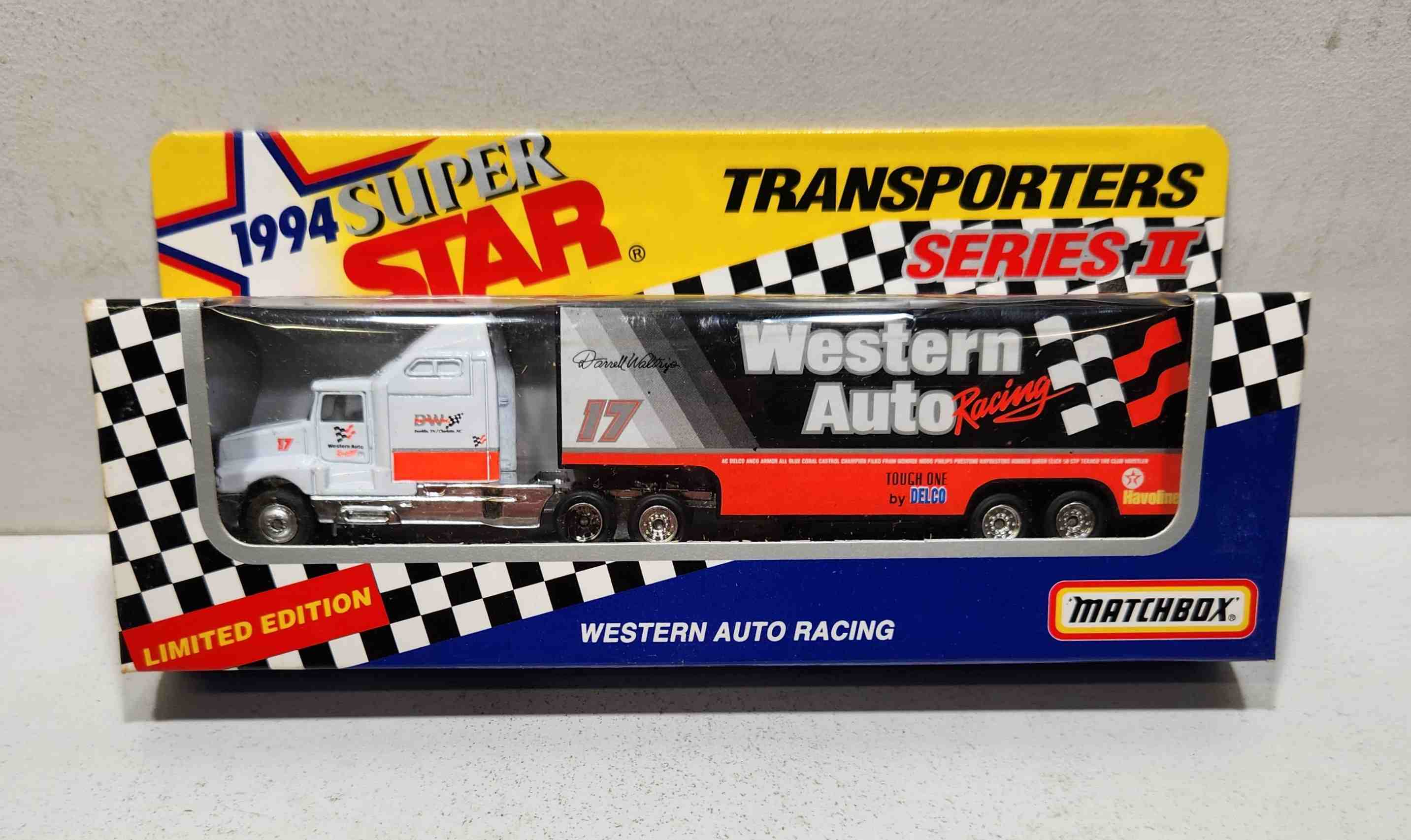 1994 Darrell Waltrip 1/80th Western Auto Transporter