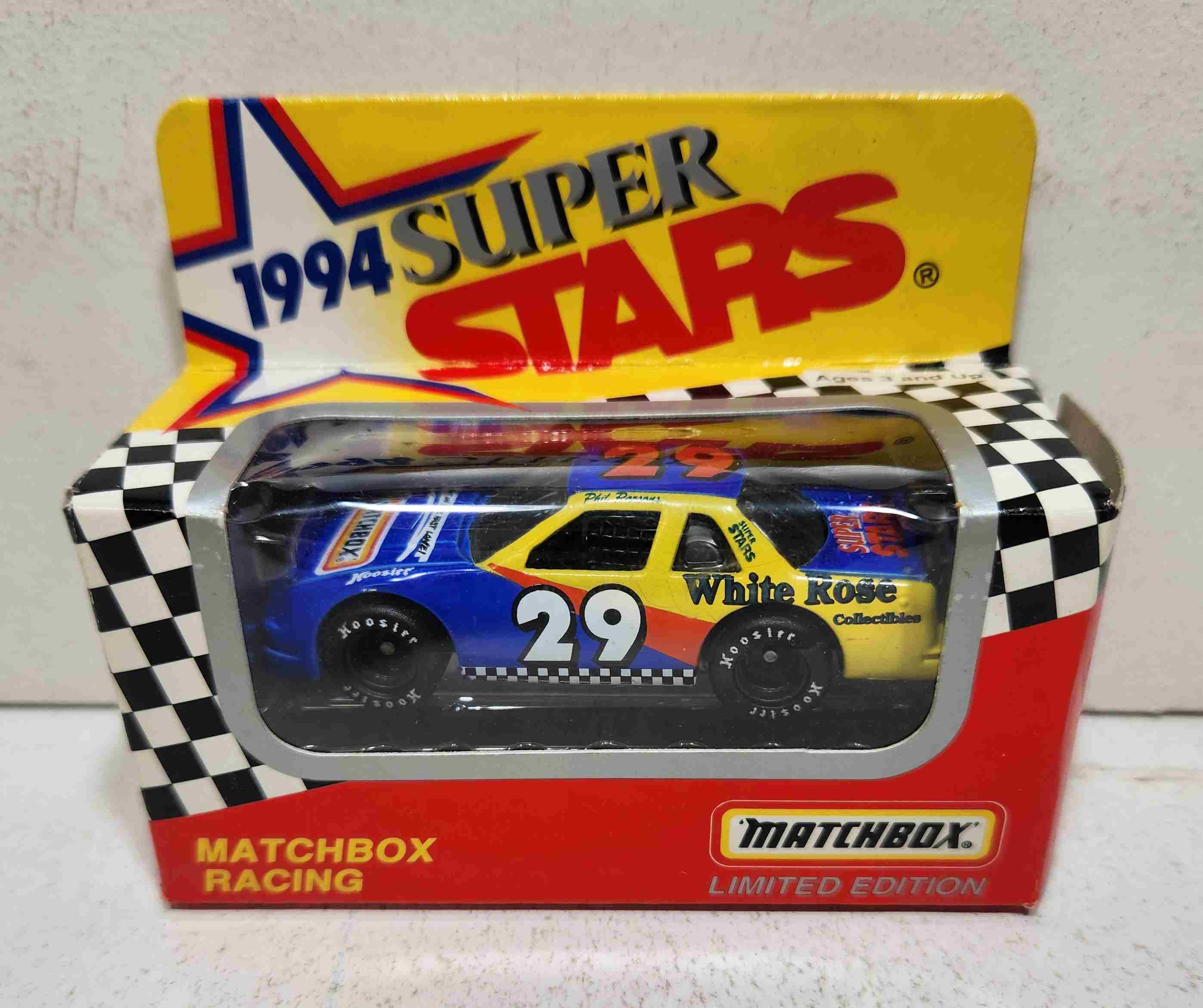 1994 Phil Parsons 1/64th White Rose Collectibles Matchbox Racing car