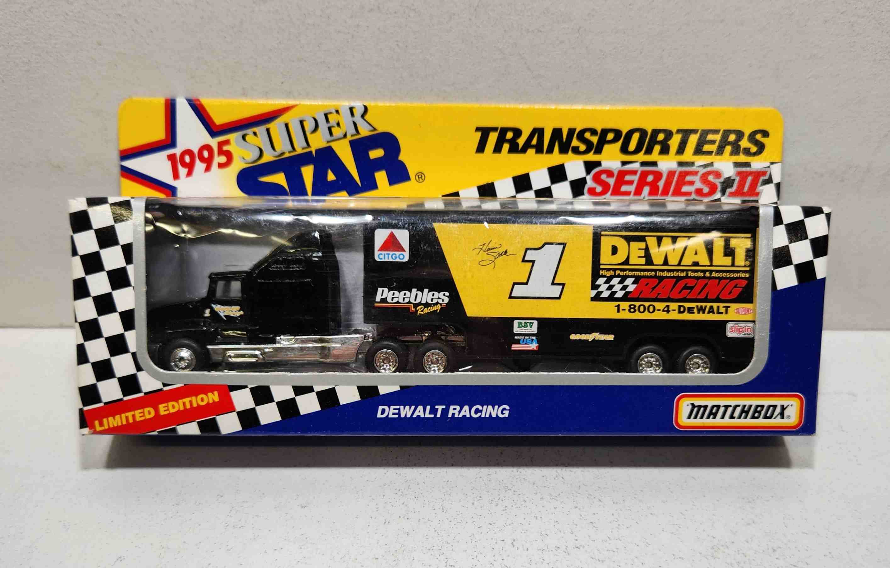 1995 Hermie Sadler 1/80th DeWalt "Busch Series" Transporter