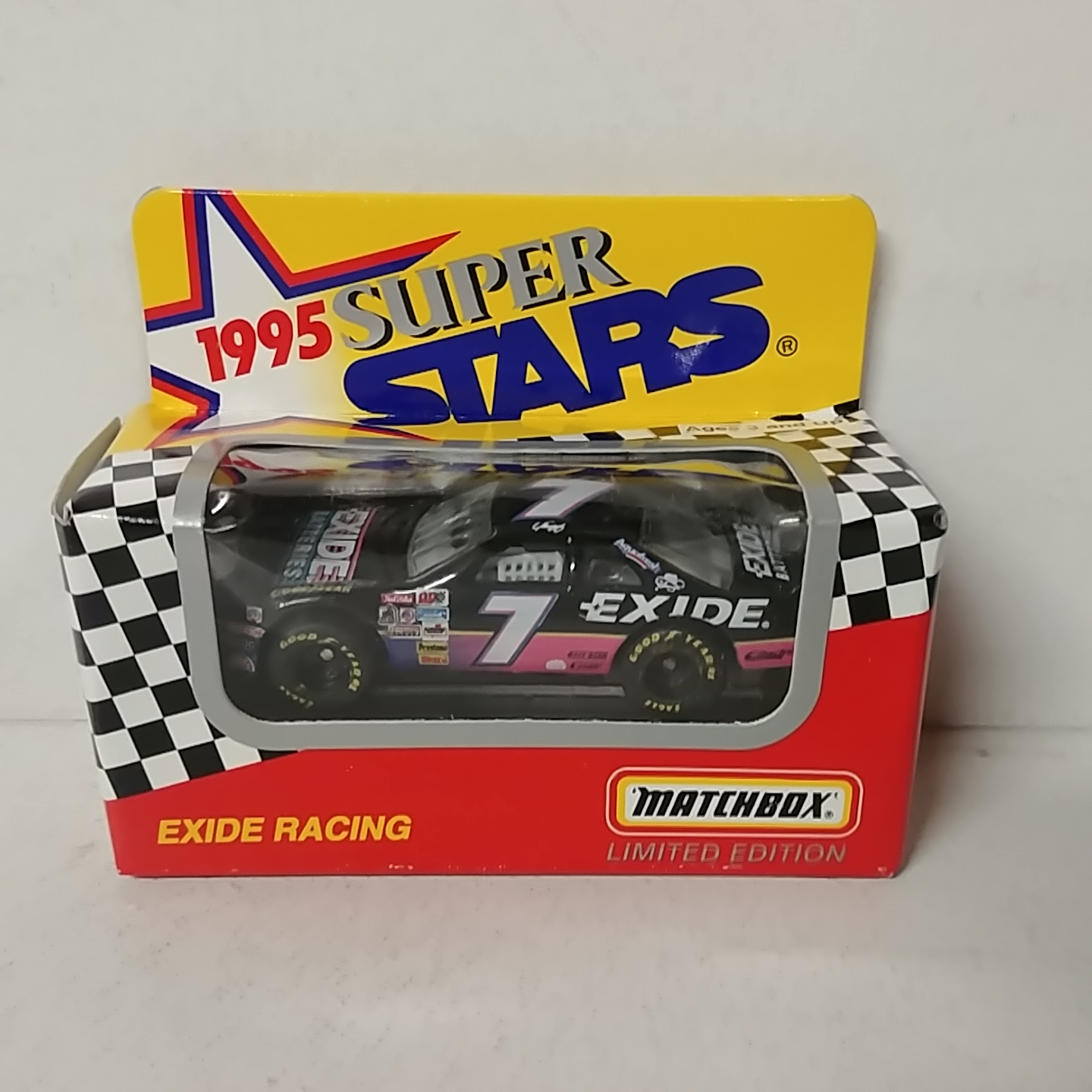 1995 Geoff Bodine 1/64th Exide car