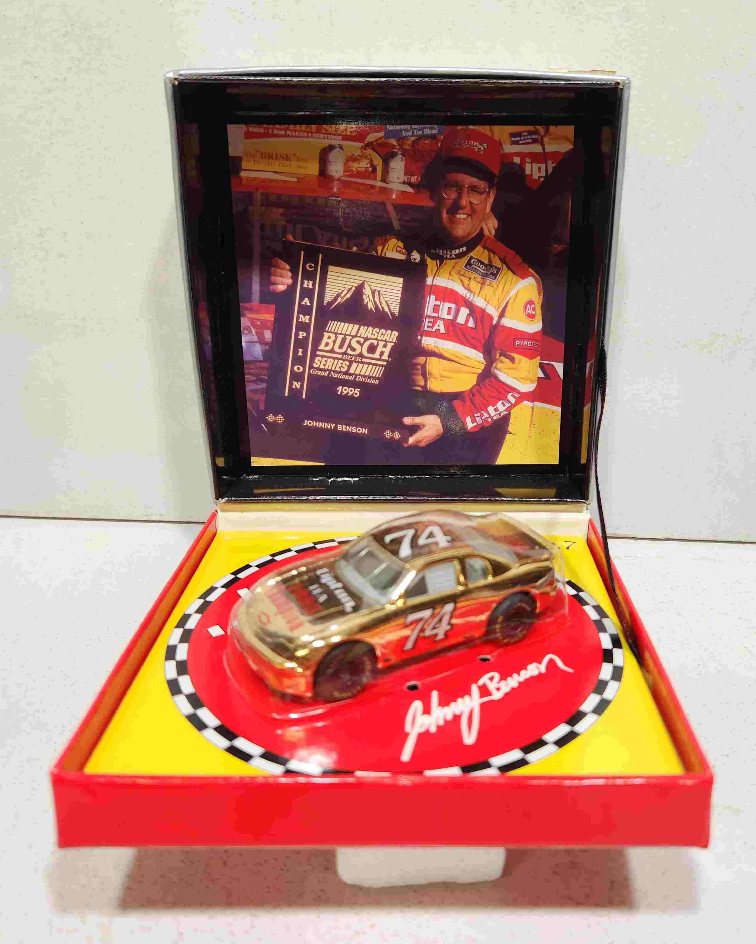 1995 Johnny Benson 1/64th Lipton Tea "Busch Series Champion""Gold" car