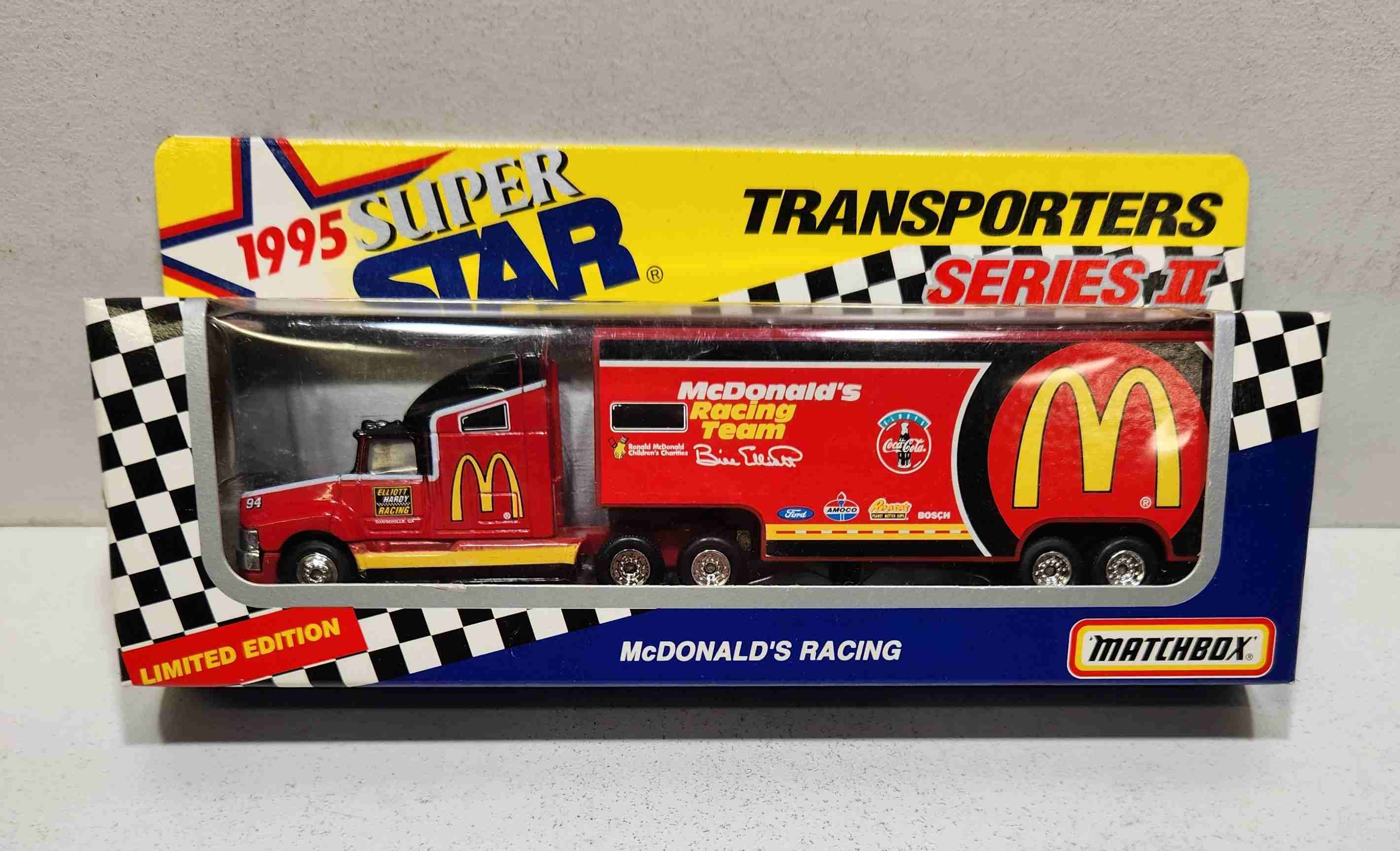 1995 Bill Elliott 1/80th McDonald's Transporter