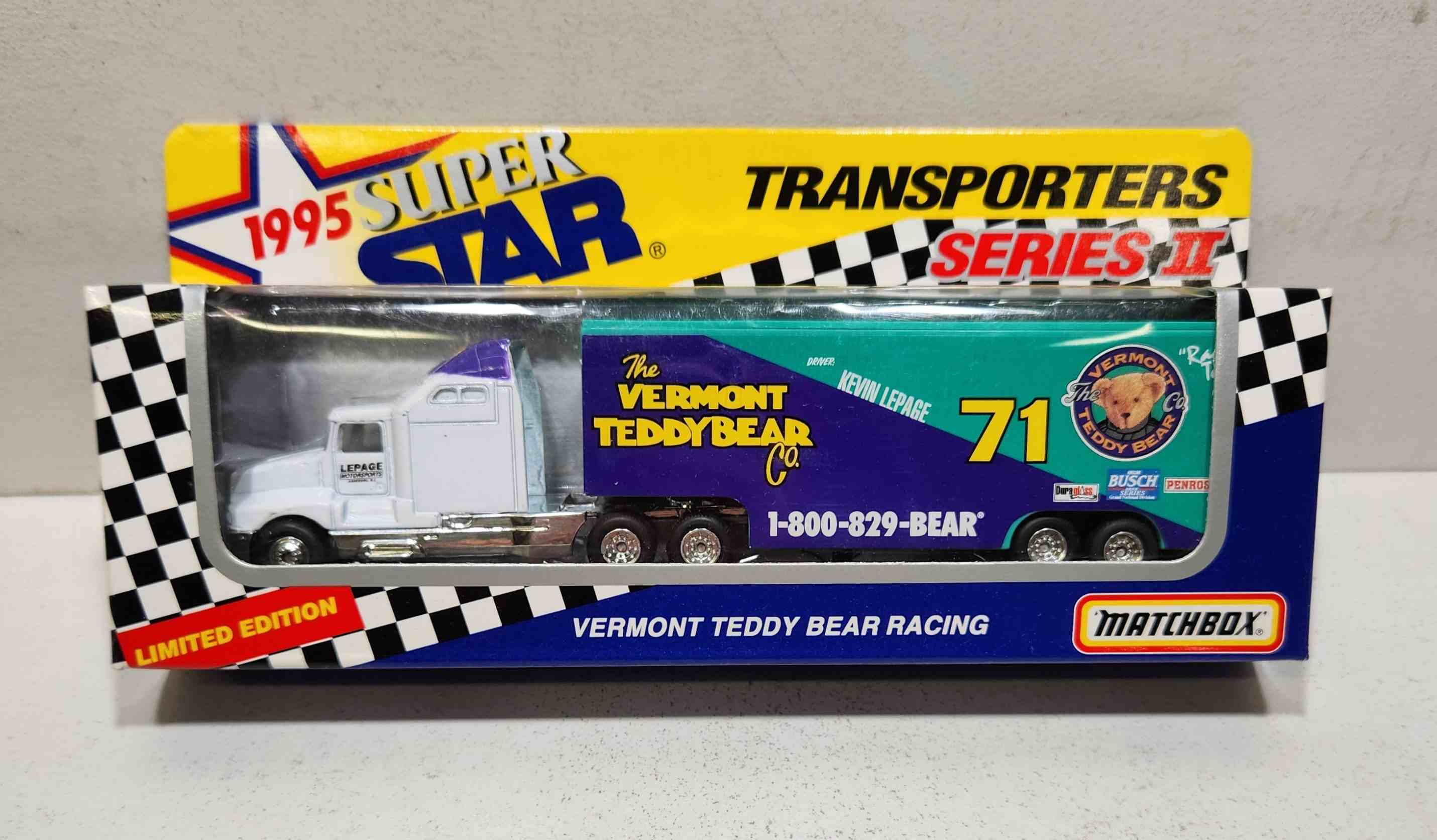 1995 Kevin LaPage 1/80th Vermont Teddy Bear Co "Busch Series" Transporter