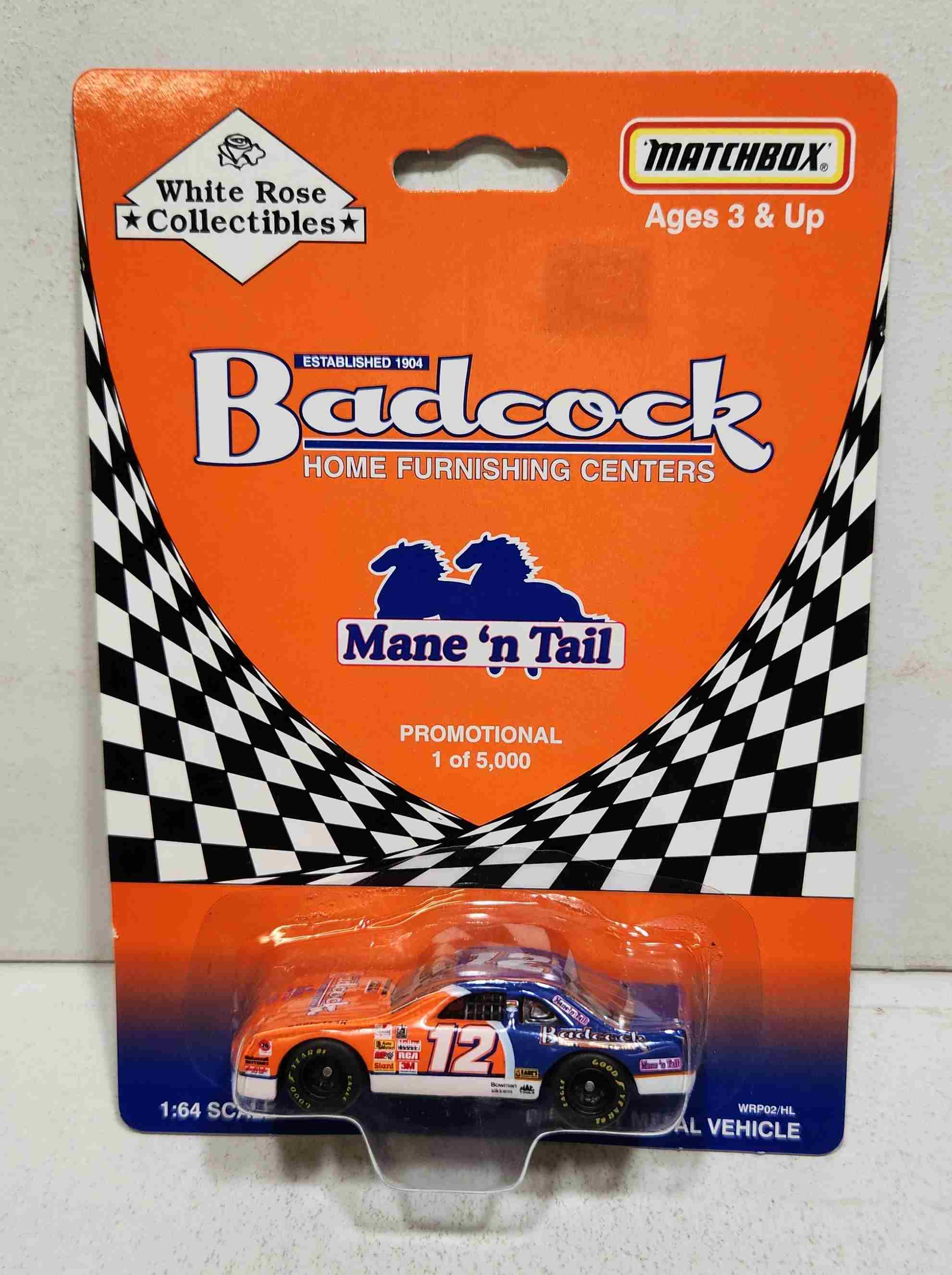 1996 Derrike Cope 1/64th Badcock Mane 'n Tail Thunderbird