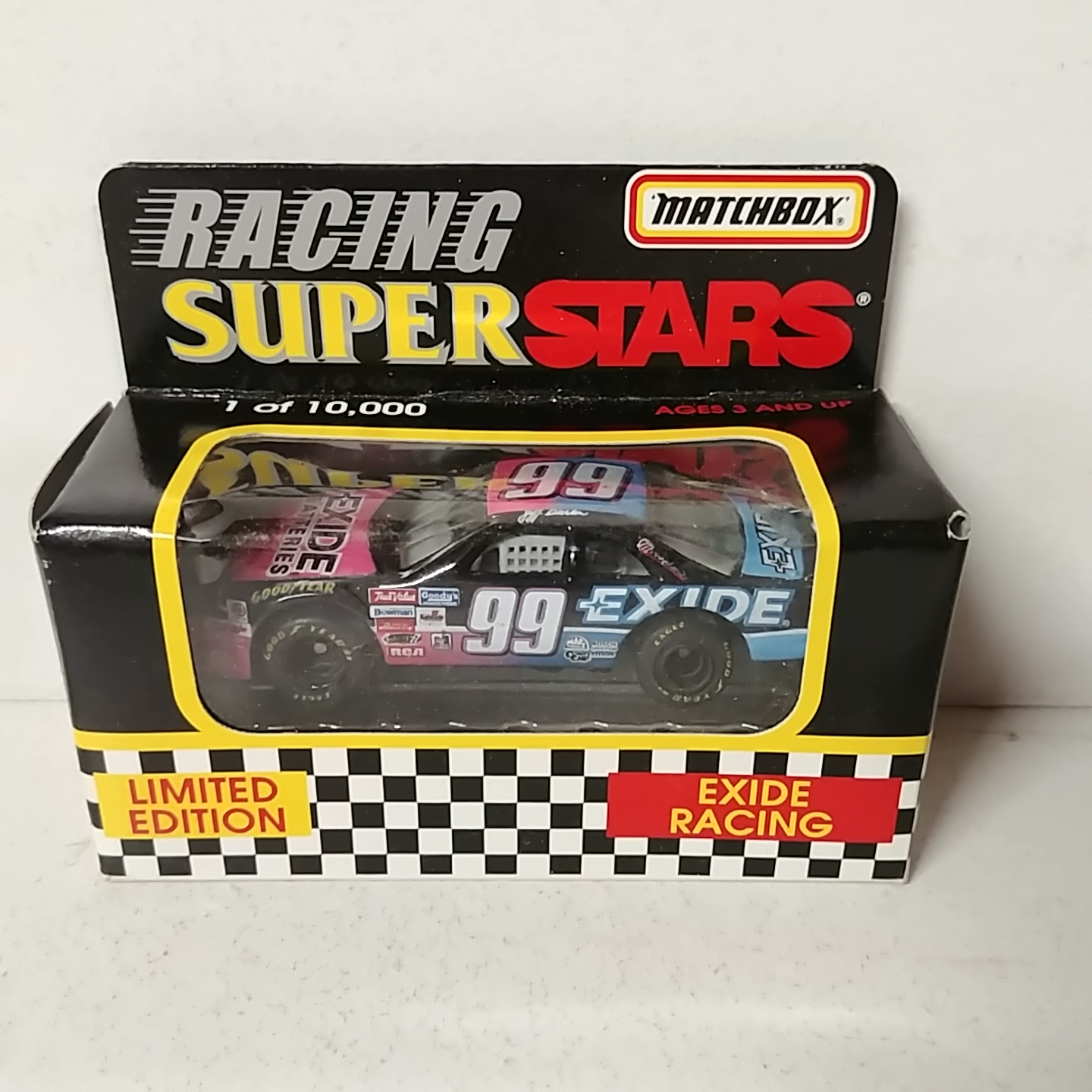 1996 Jeff Burton 1/64th Exide Thunderbird