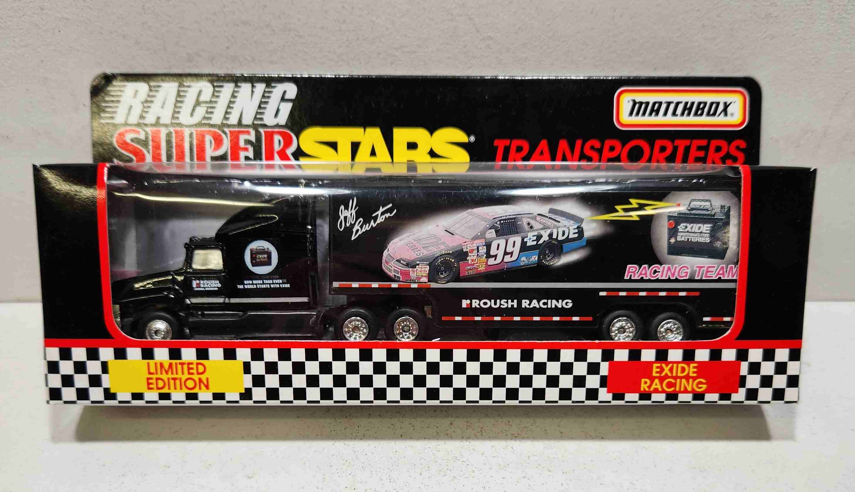 1996 Jeff Burton 1/80th Exide Transporter