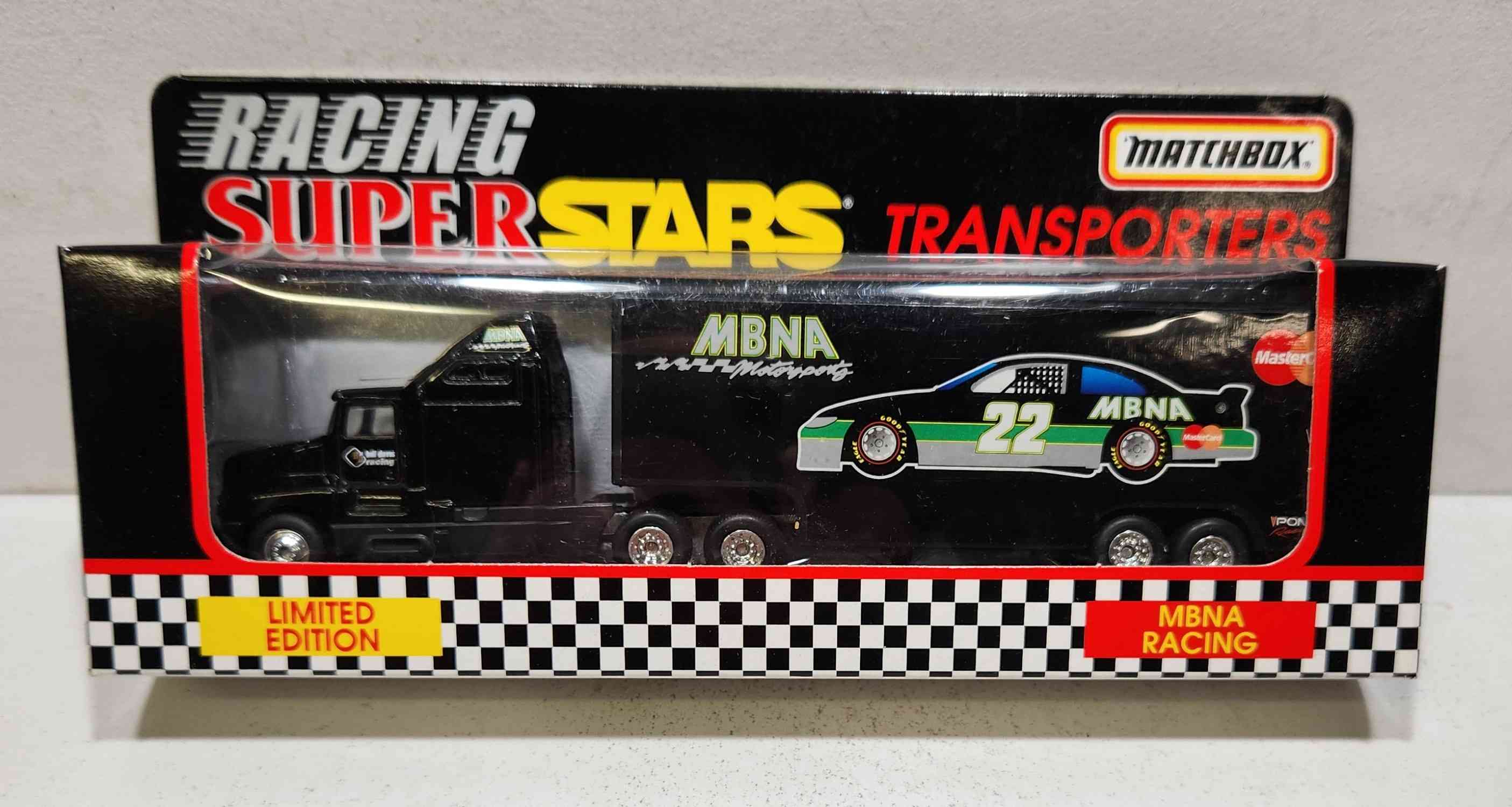 1996 Ward Burton 1/80th MBNA Transporter