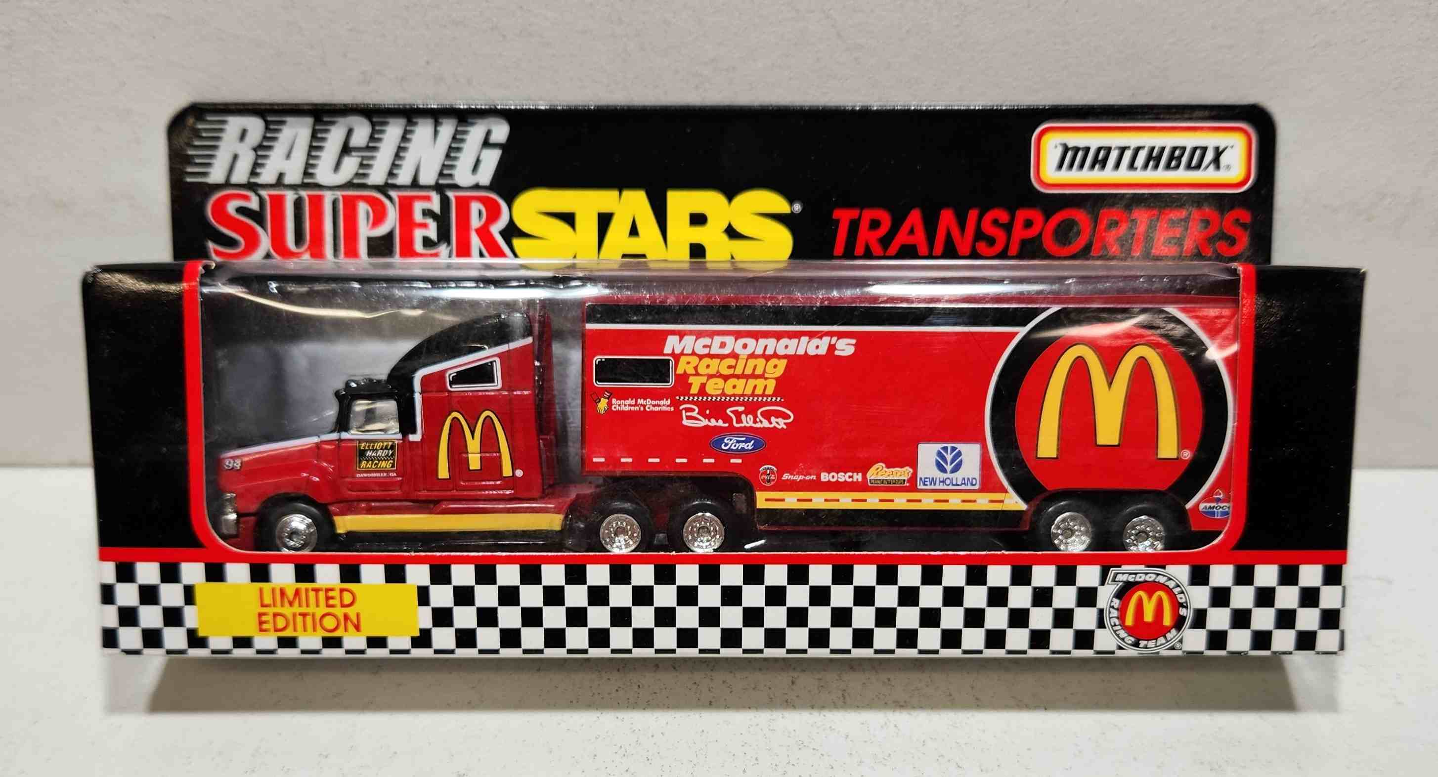 1996 Bill Elliott 1/80th McDonald's Transporter