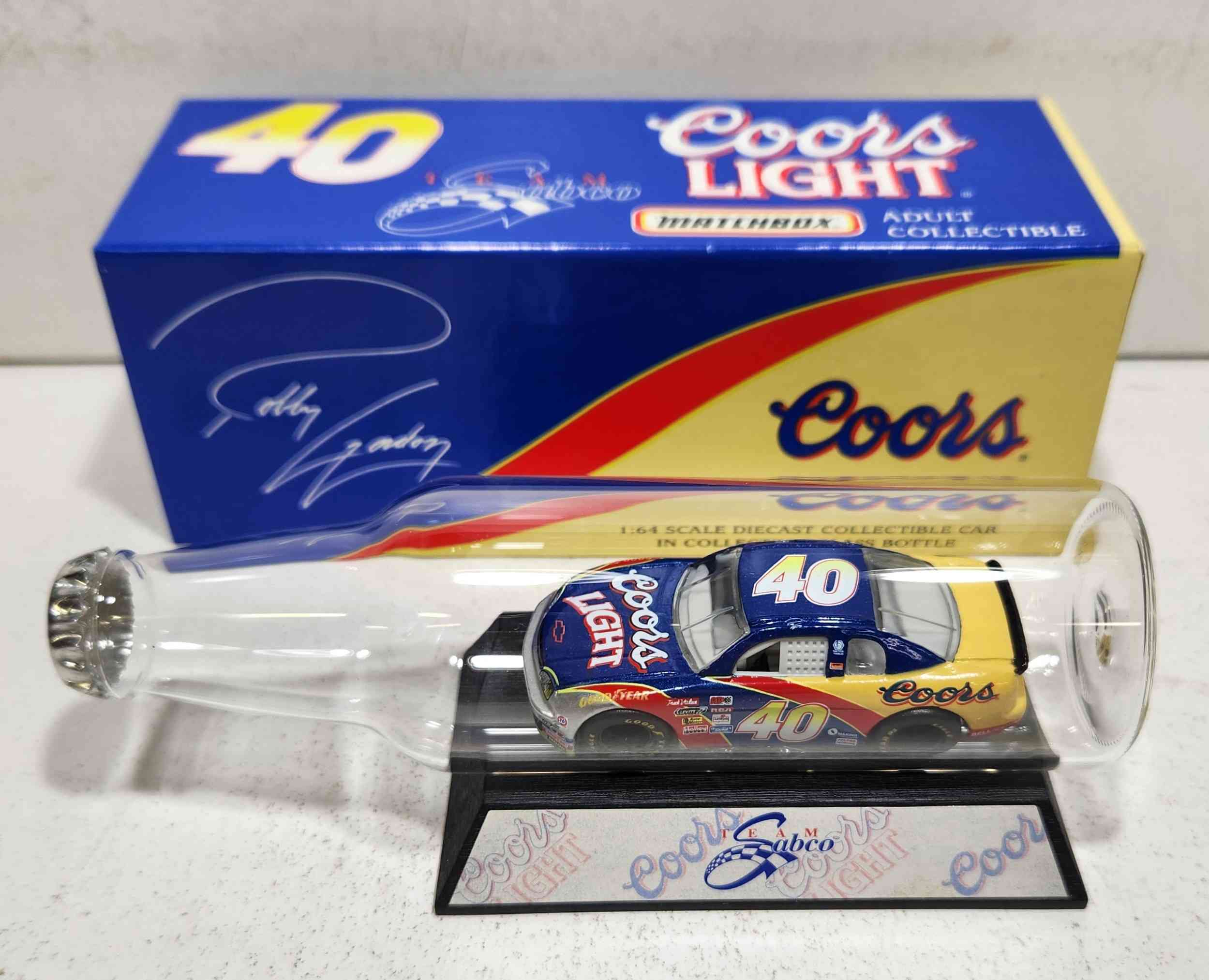1997 Robby Gordon 1/64th Coors Light Monte Carlo in bottle