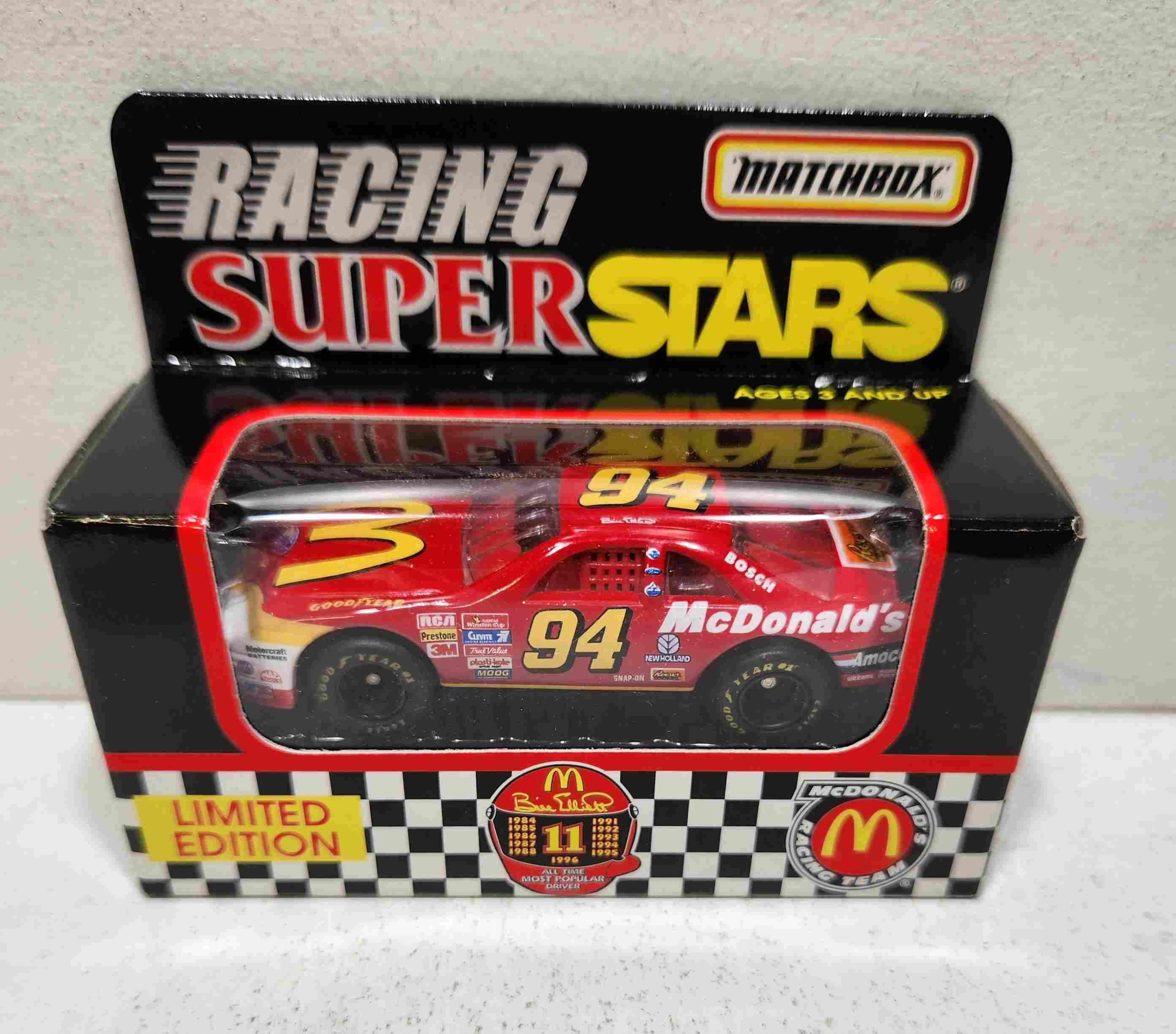 1997 Bill Elliott 1/64th McDonald's Thunderbird