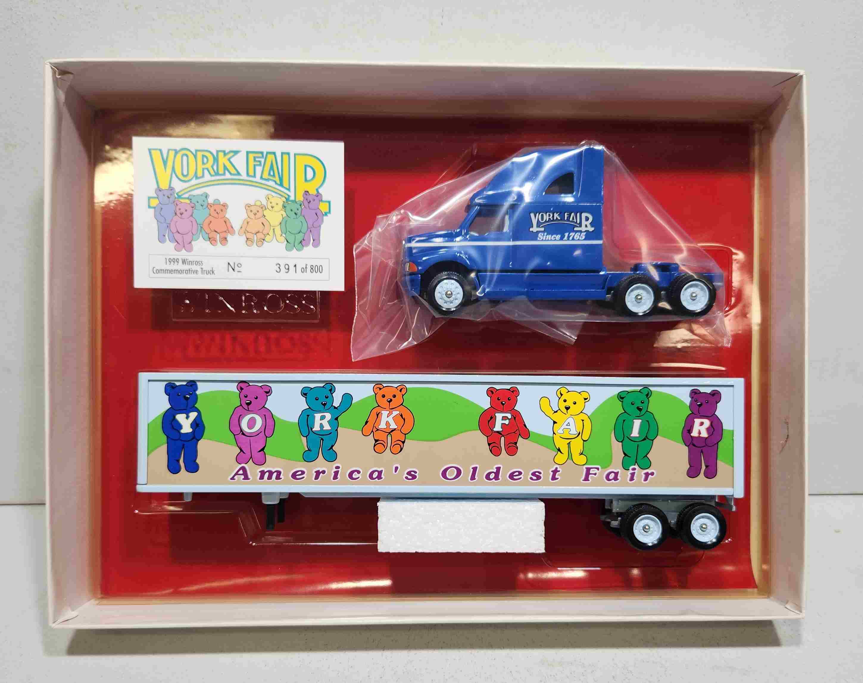 1999 York Fair 1/64th America's Oldest Fair Transporter