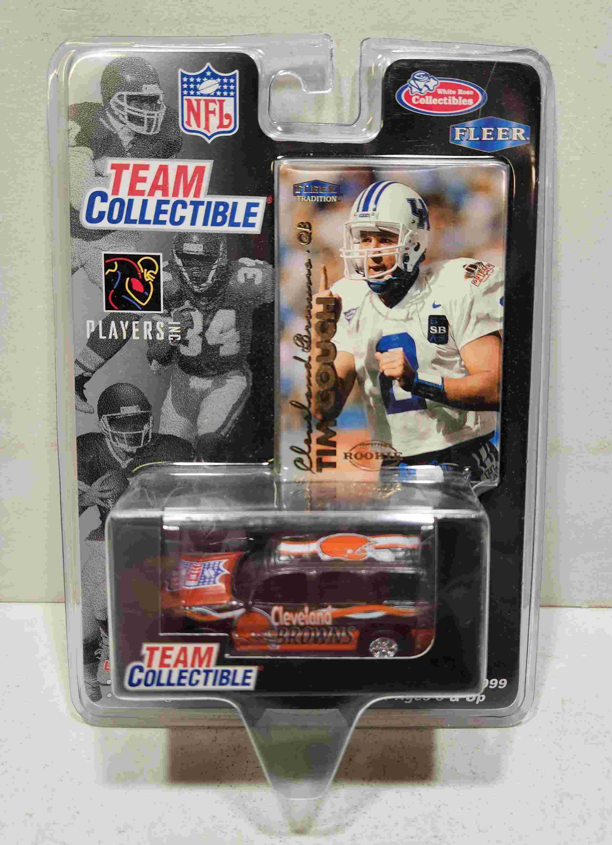 1999 Cleveland Browns 1/64th Yukon with Tim Couch trading card